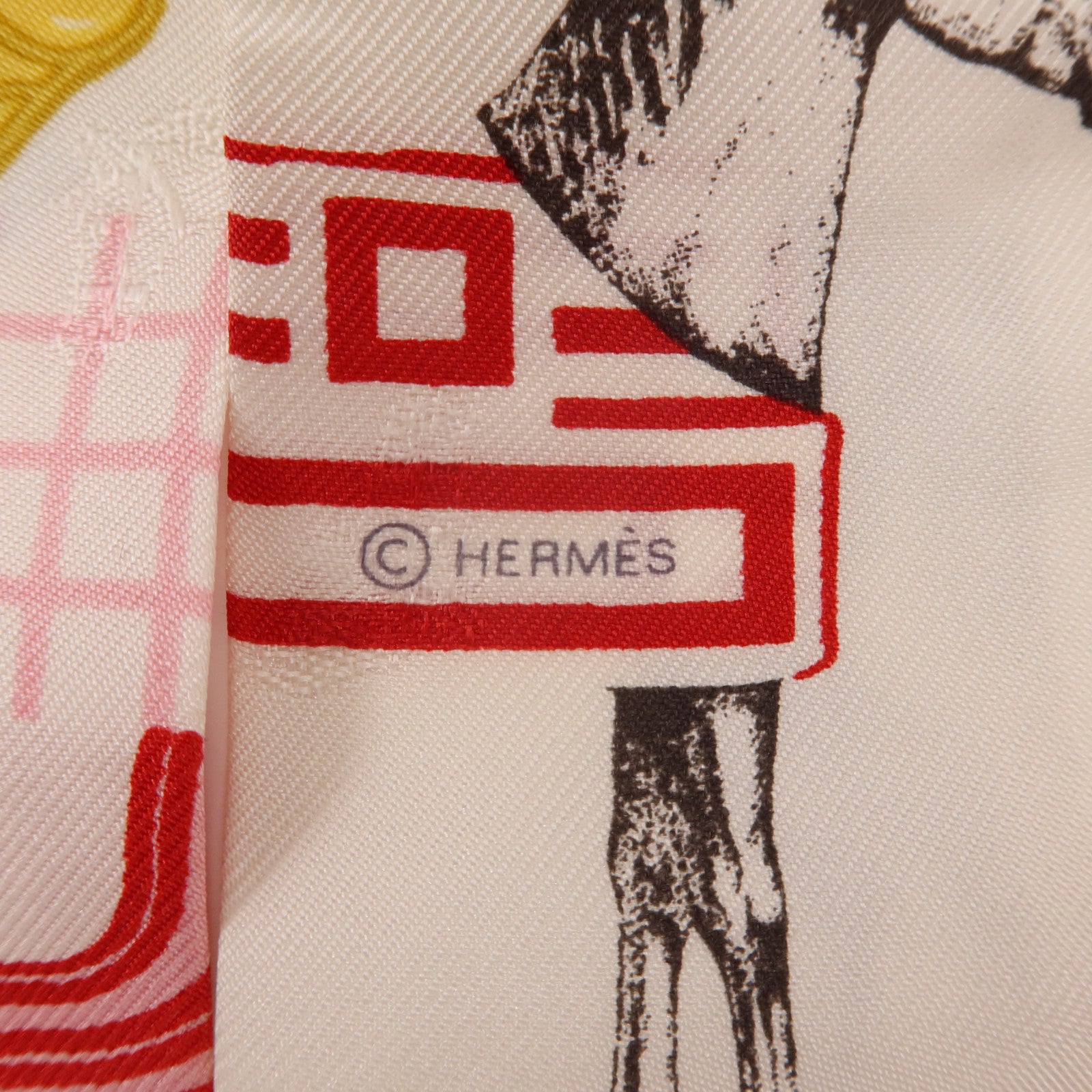 HERMES 絲質Twilly絲巾