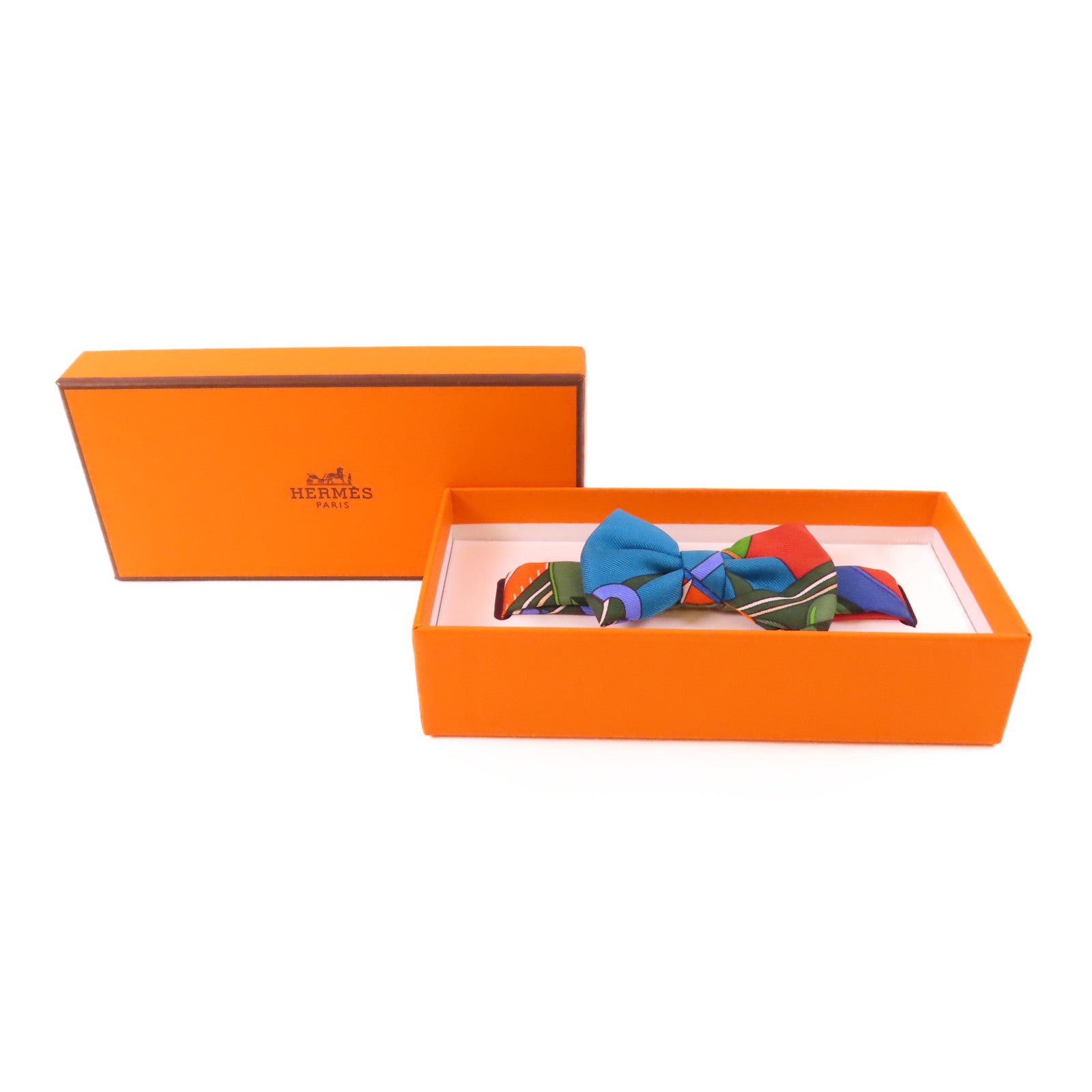 HERMES 絲質Bow Tie領結