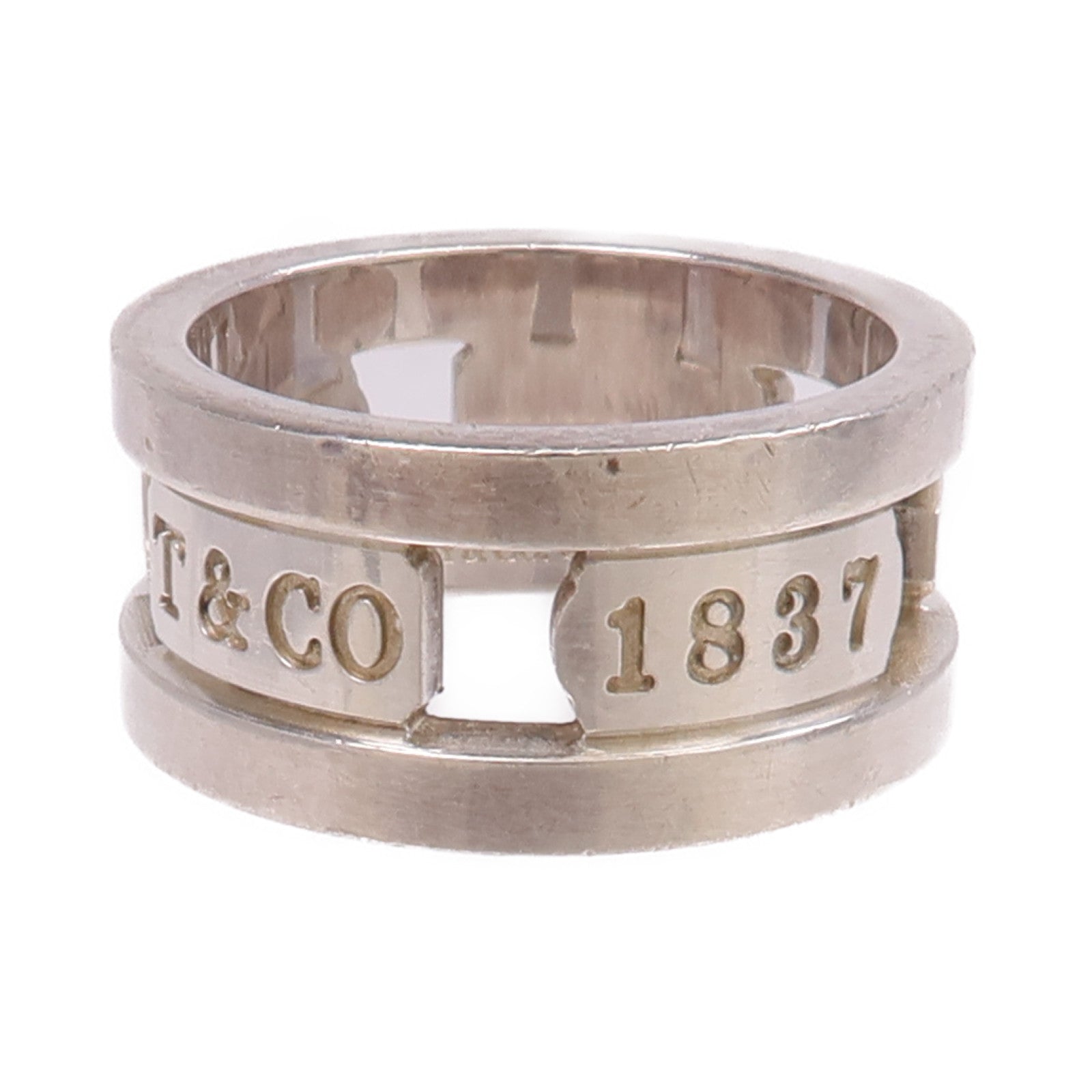 TIFFANY＆CO 925純銀1837 Ring戒指US#5.5
