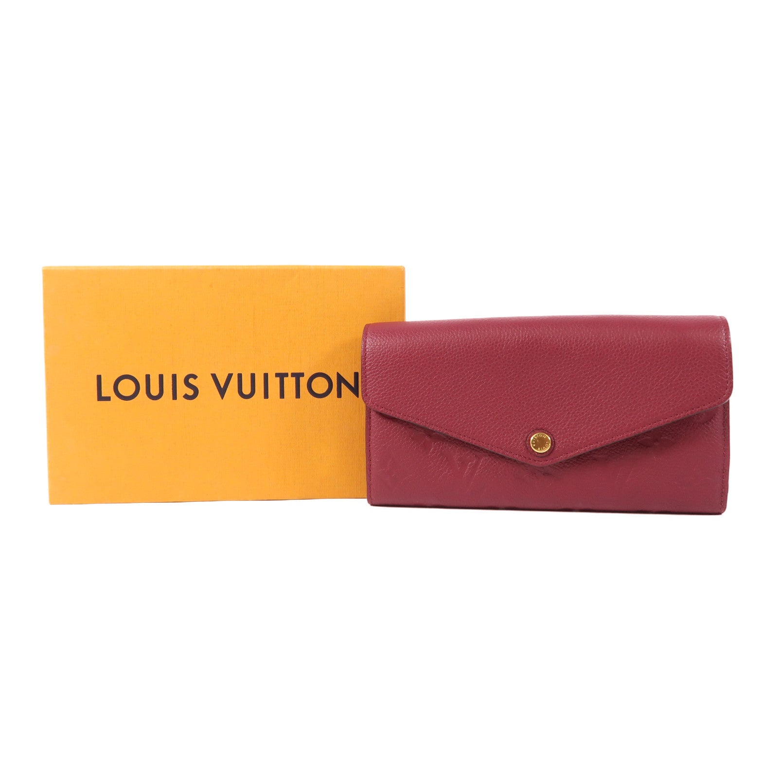 LOUIS VUITTON Monogram Empreinte Long Wallet金扣長錢包