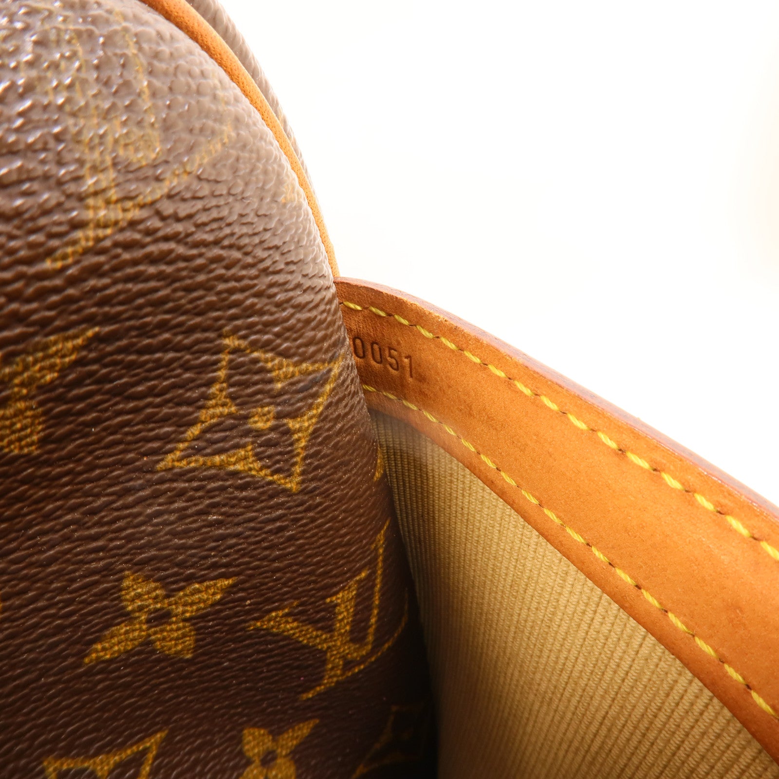 LOUIS VUITTON Monogram Reporter PM金扣肩背袋棕色