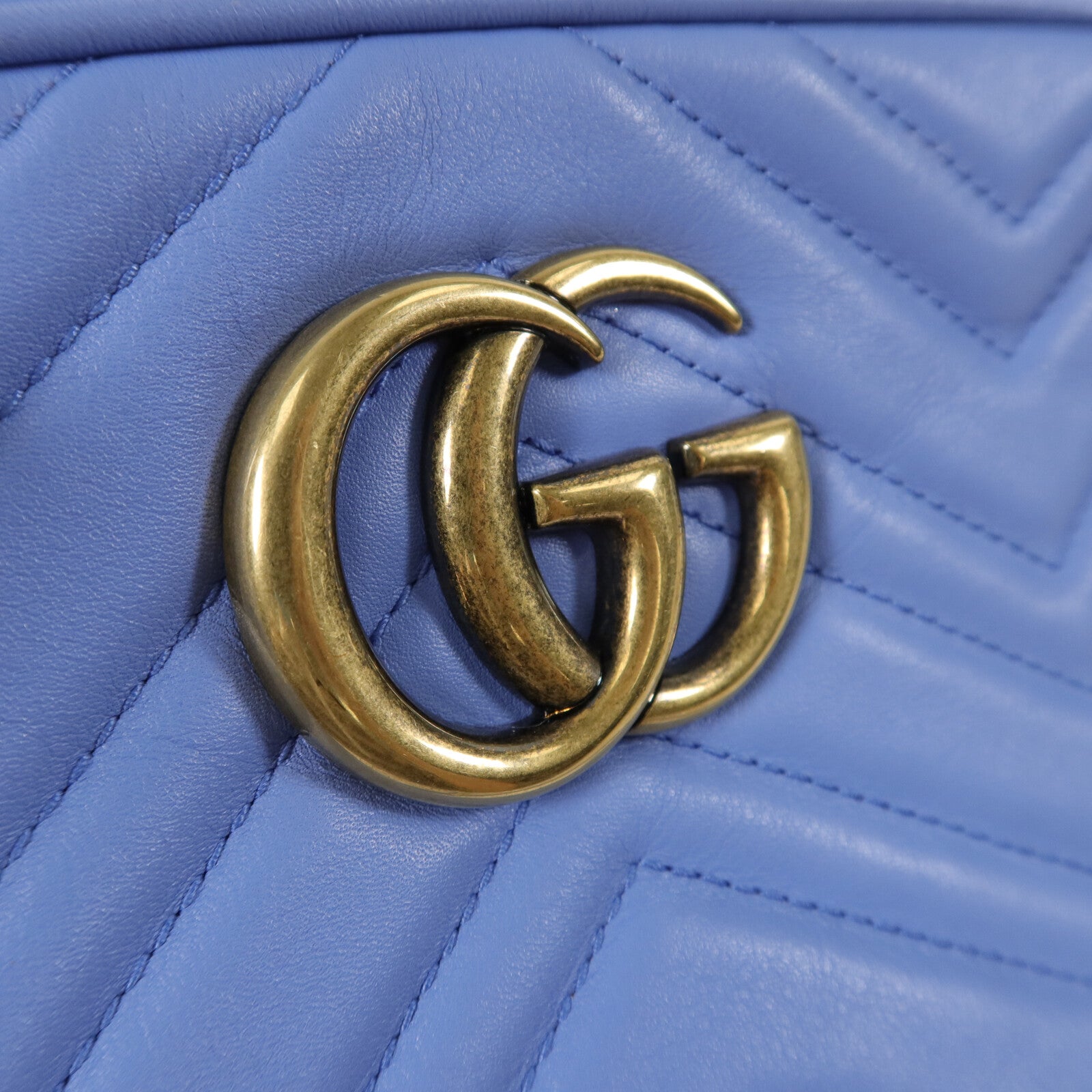 GUCCI 牛皮皮革GG Marmont肩背袋