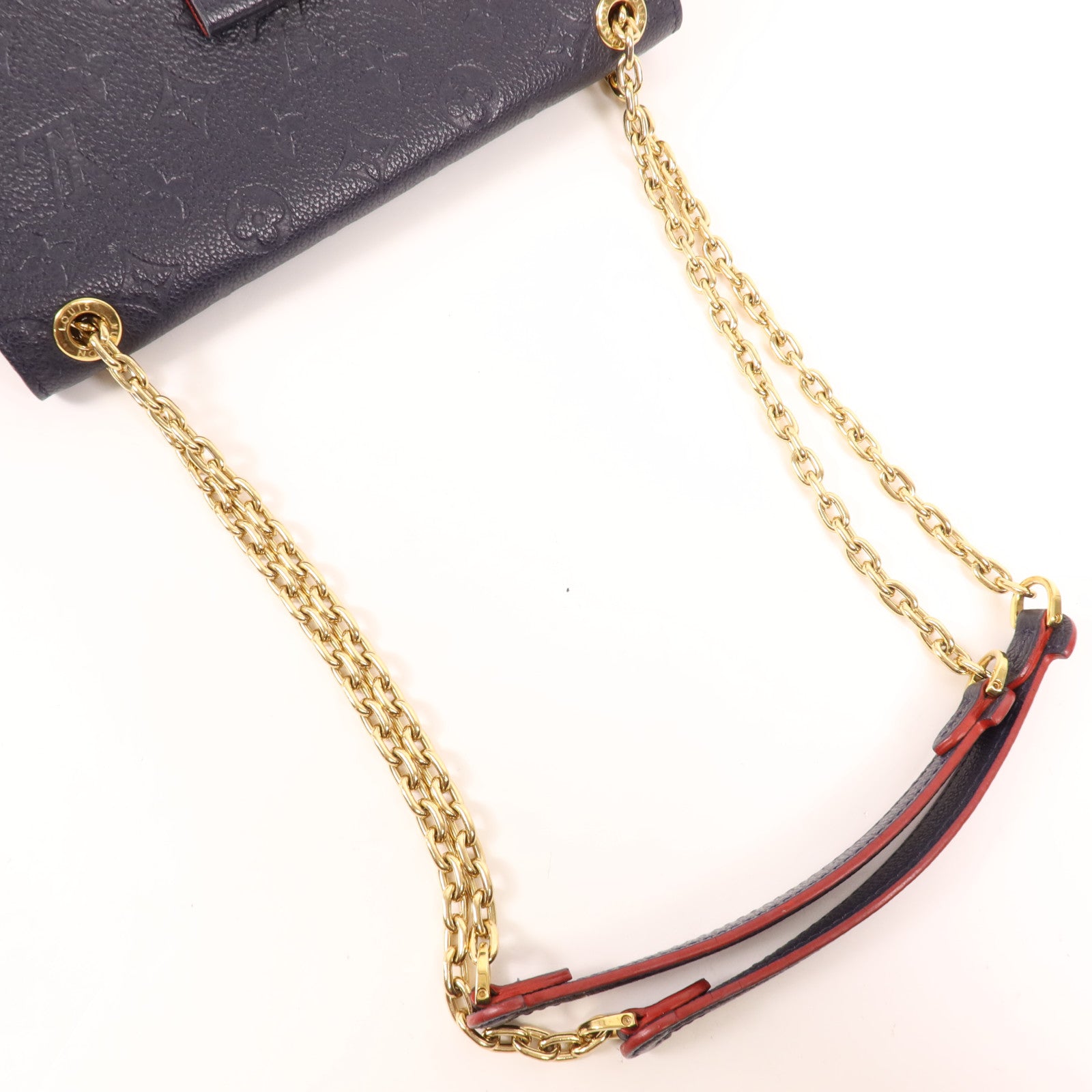 LOUIS VUITTON Monogram Empreinte Vavin PM金扣肩背袋