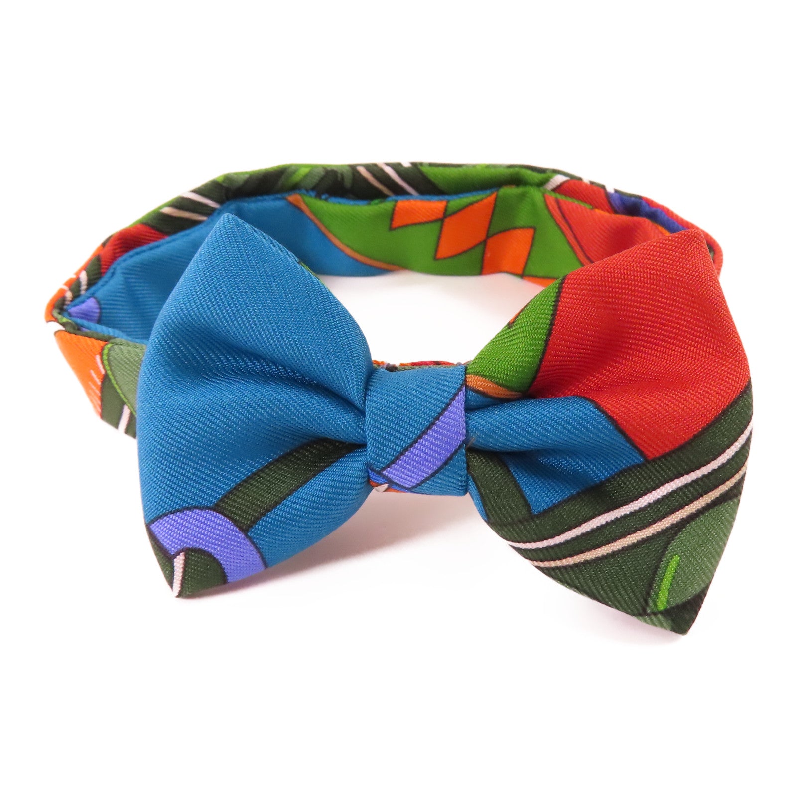 HERMES Bow Tie Silk Multicolor
