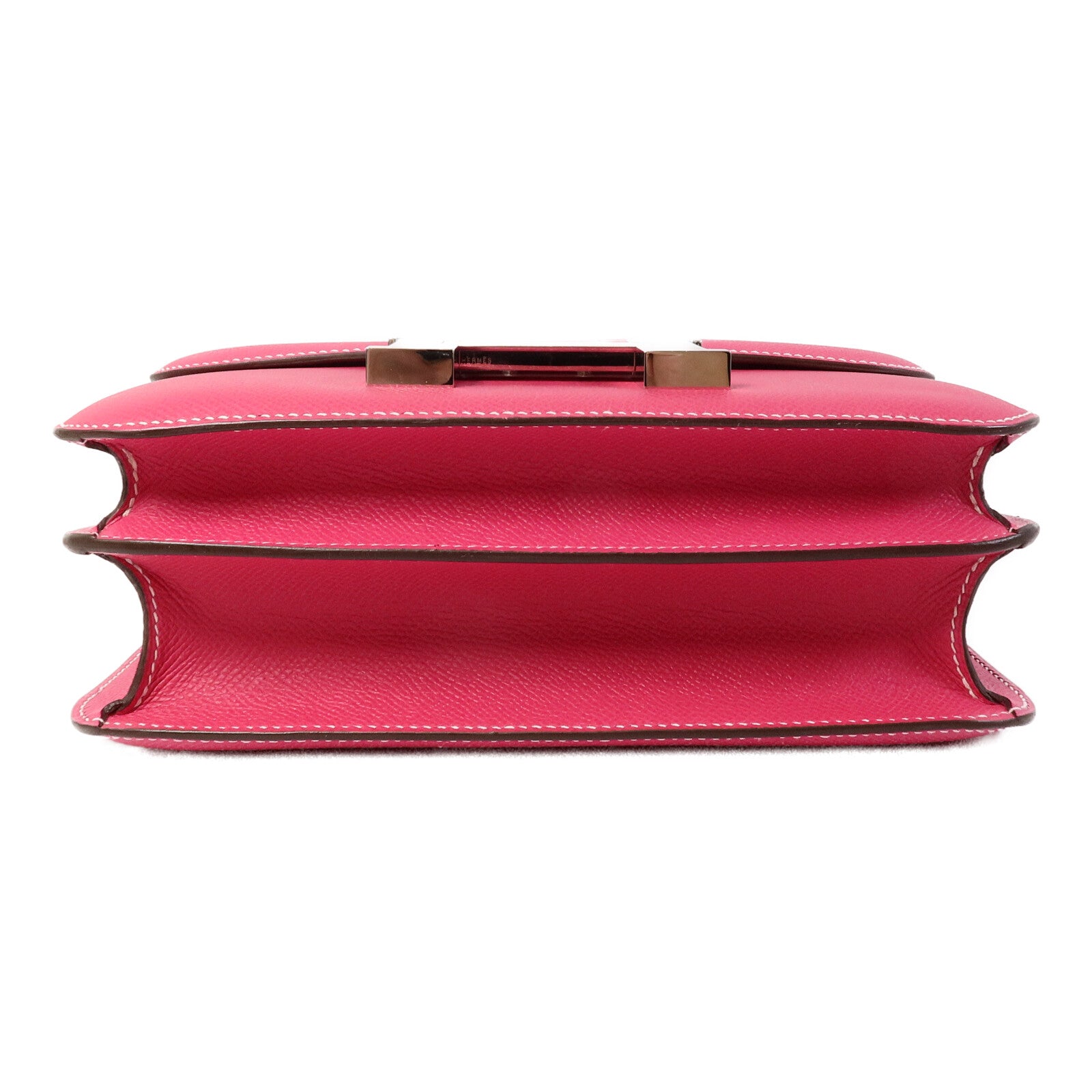 HERMES Epsom皮革Constance 24肩背袋Rose Tyrien