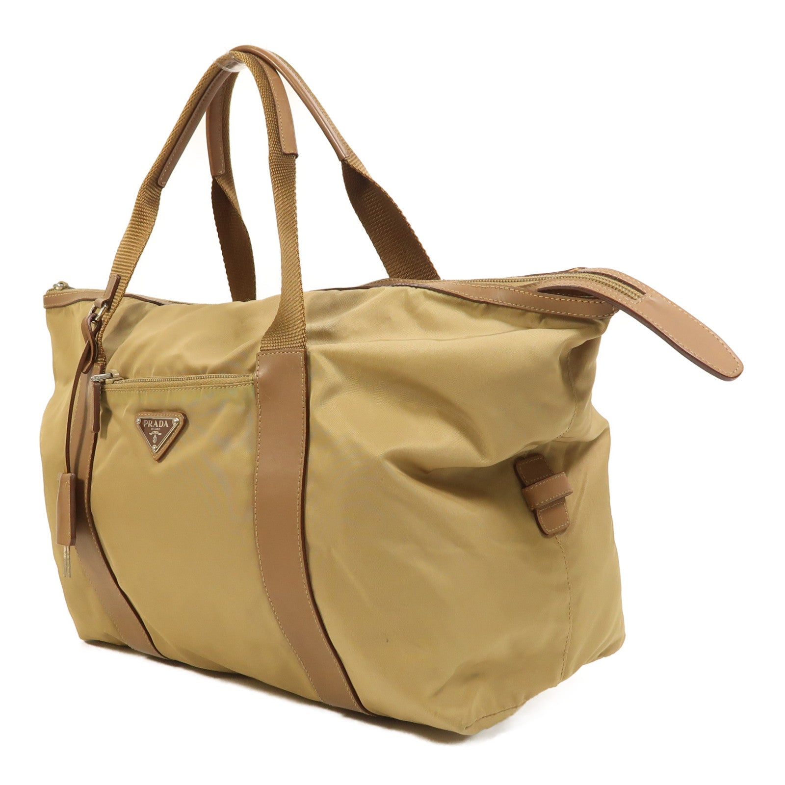 PRADA 尼龍Shoulder Bag銀扣肩背袋