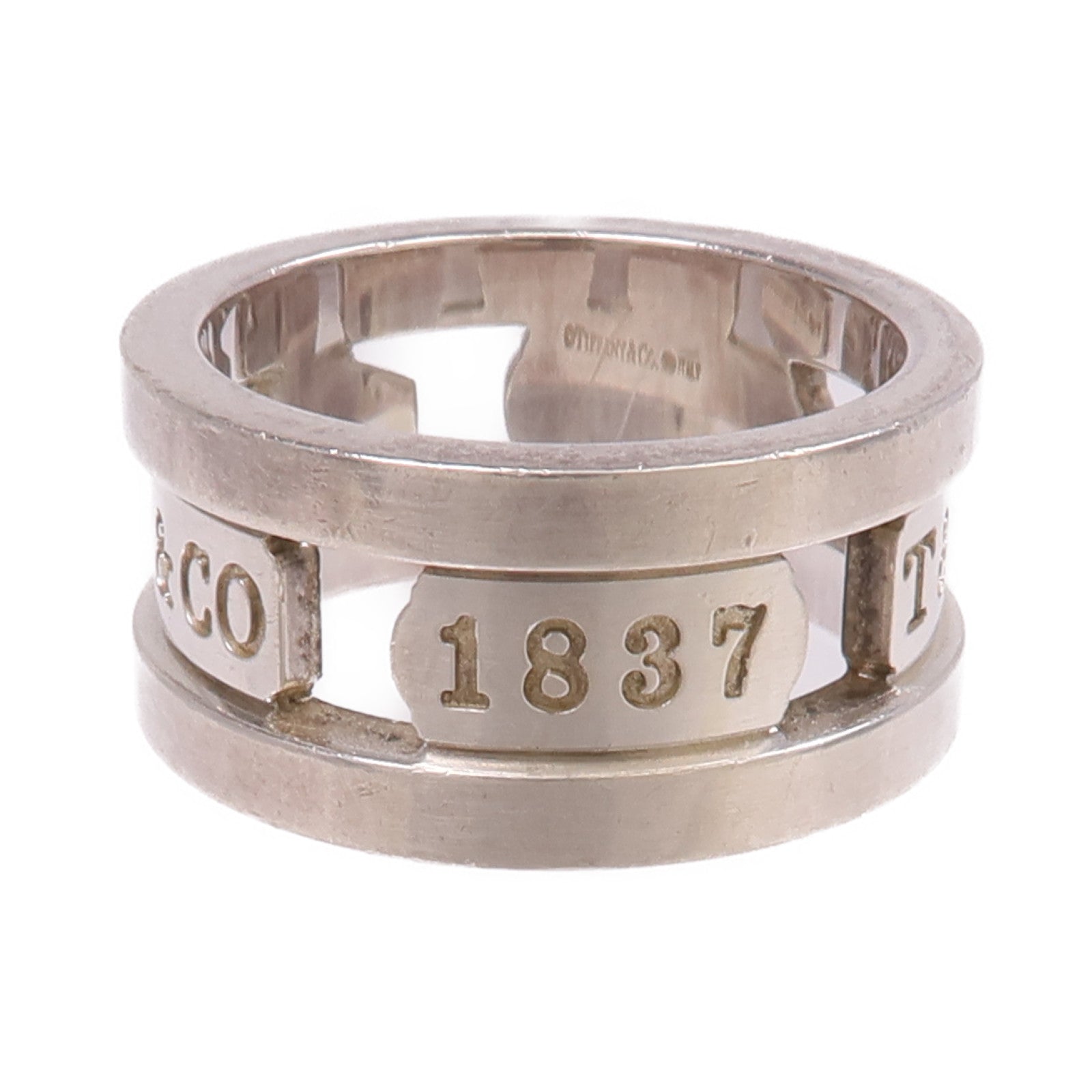 TIFFANY＆CO 925純銀1837 Ring戒指US#5.5