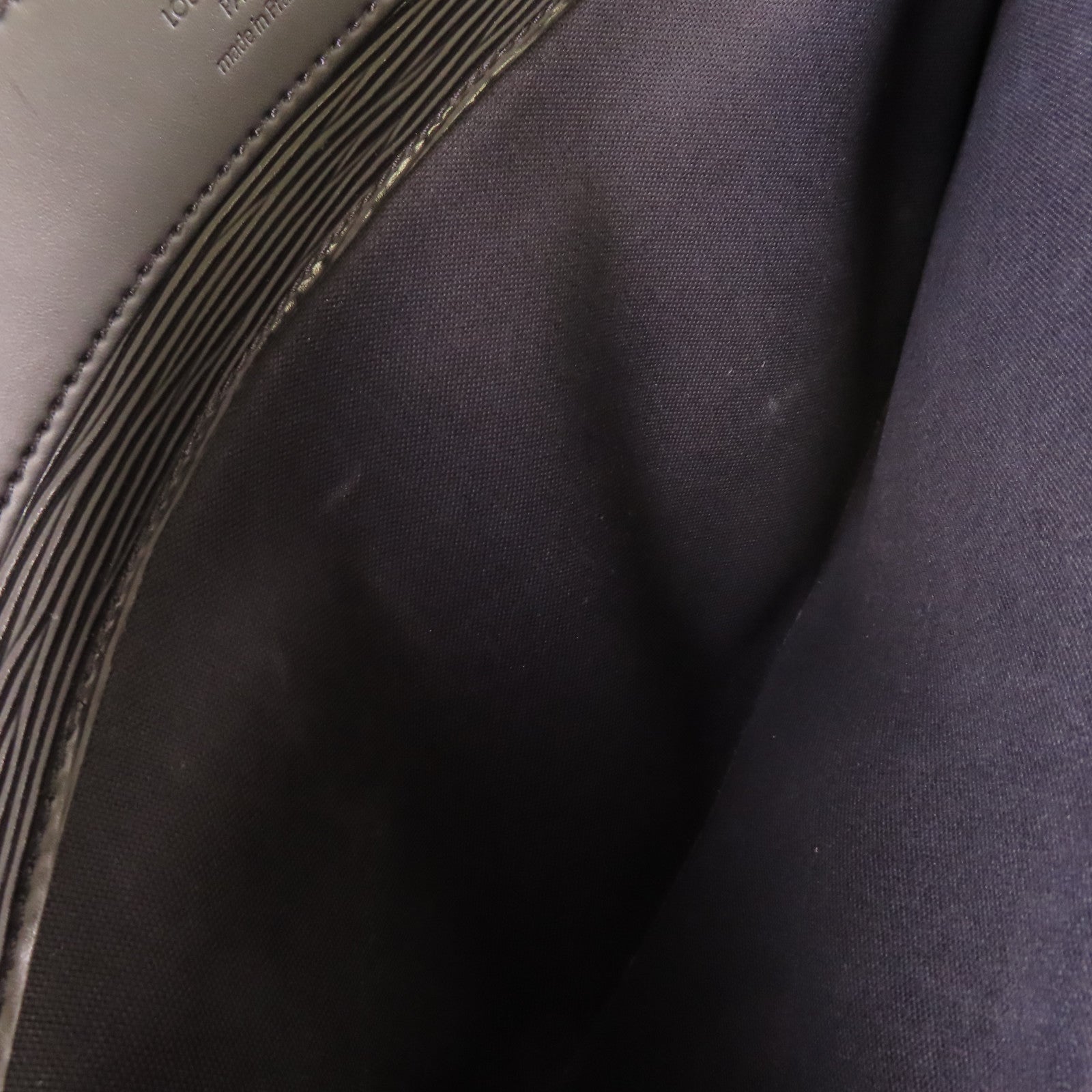 LOUIS VUITTON 【激減優惠】Epi Bassano MM Business Bag銀扣手挽肩背兩用公事包黑色