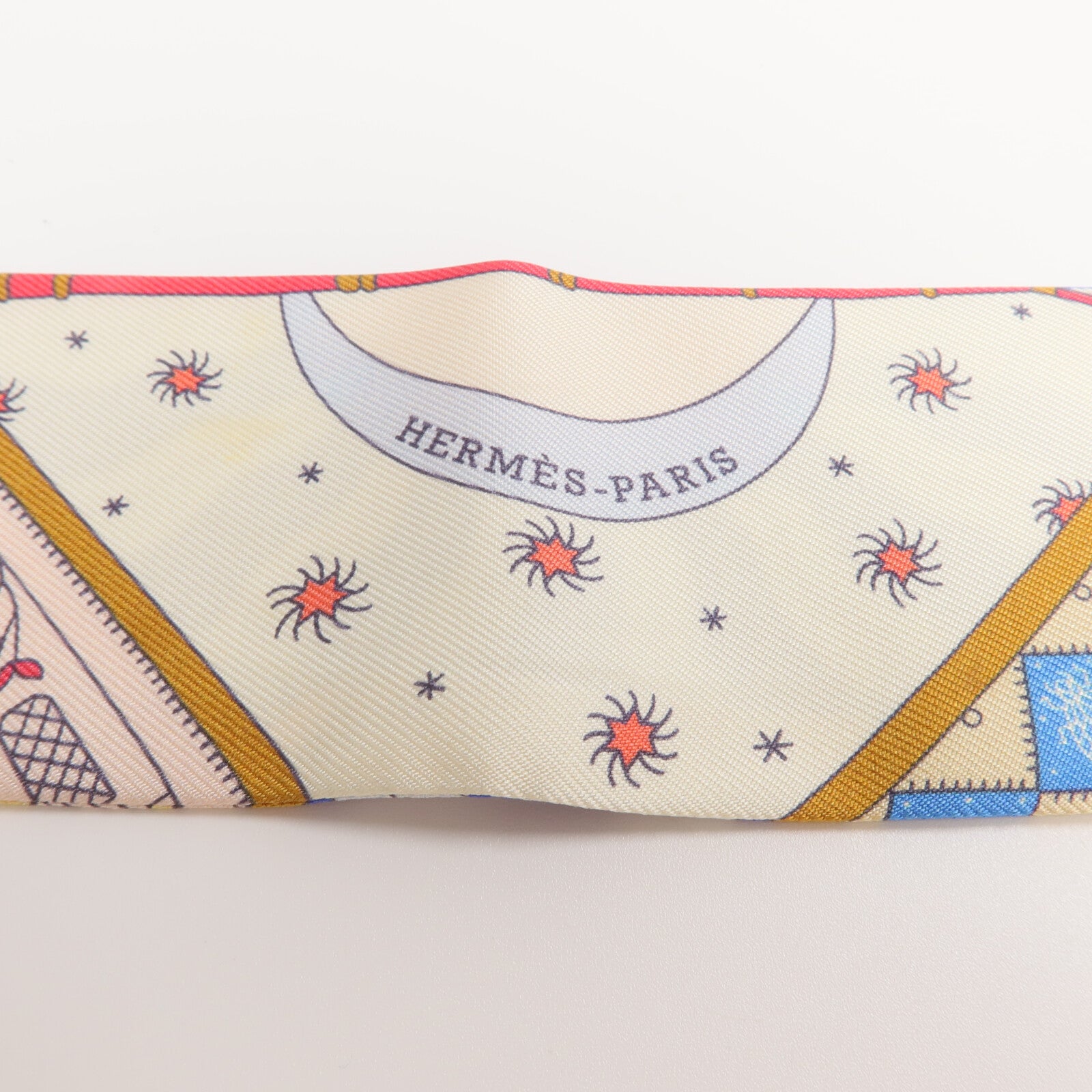 HERMES 絲質Twilly絲巾