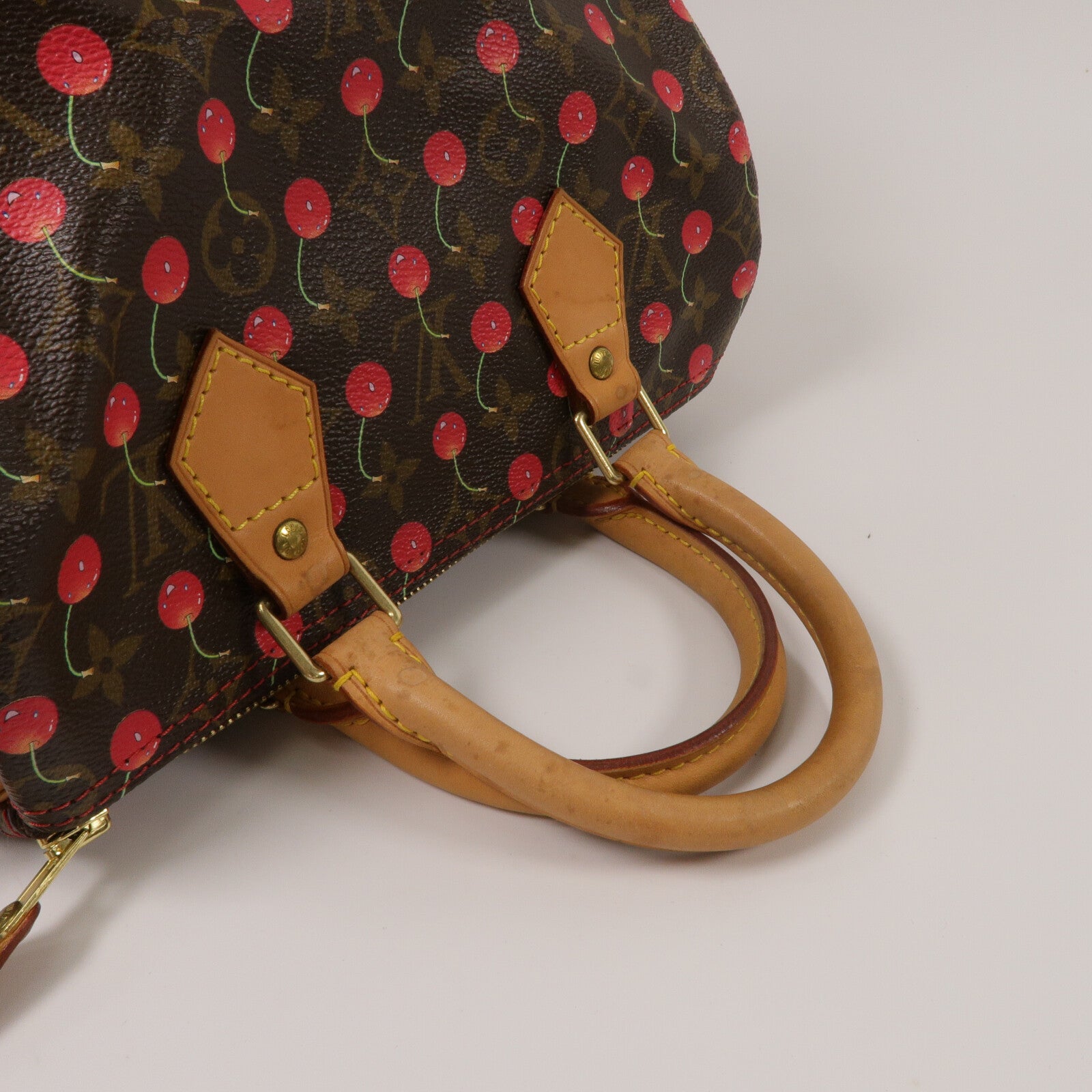 LOUIS VUITTON Monogram-Cherry Cherry Speedy 25手挽袋
