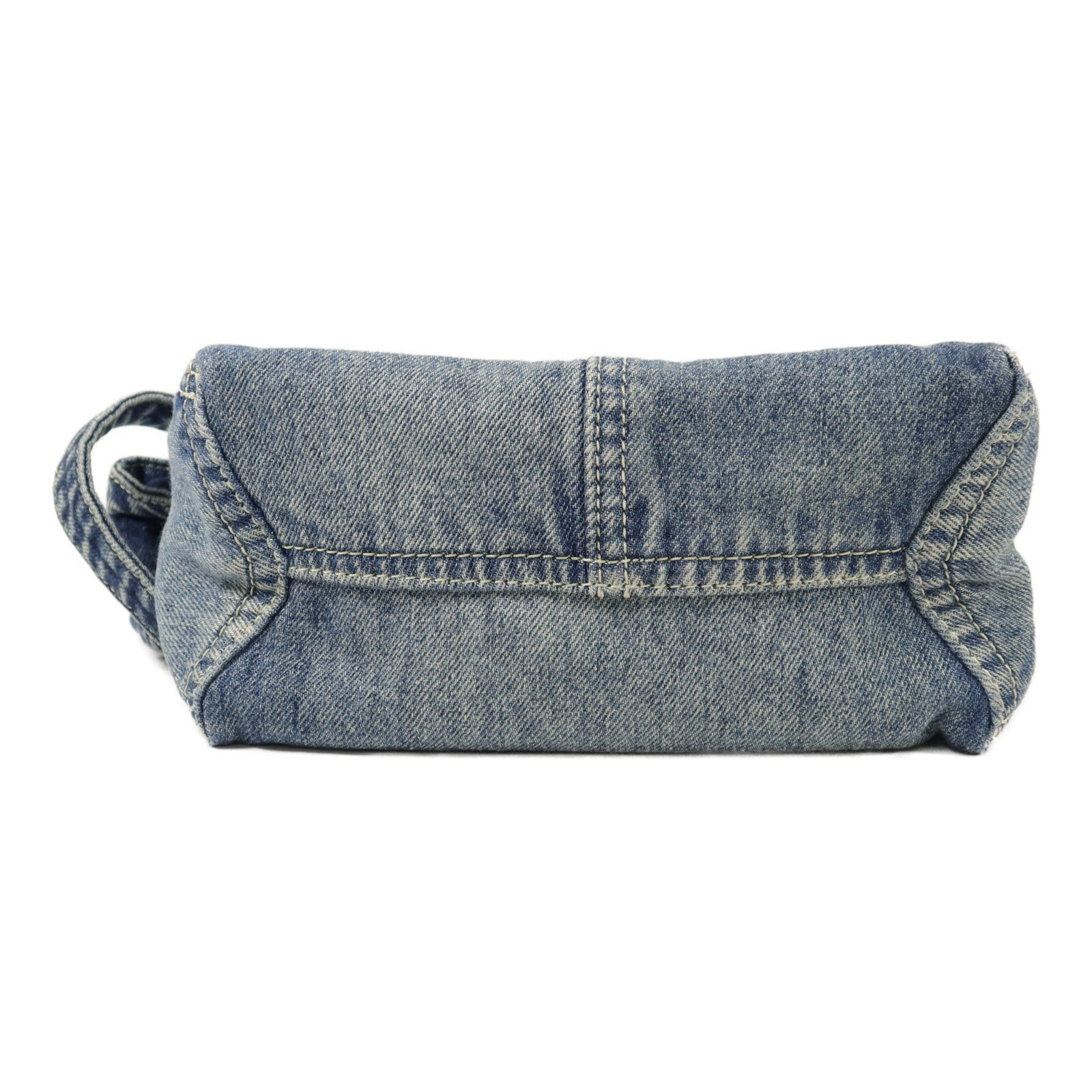 MARC JACOBS 牛仔布The Bow Denim Mini Sack Bag手挽肩背兩用袋