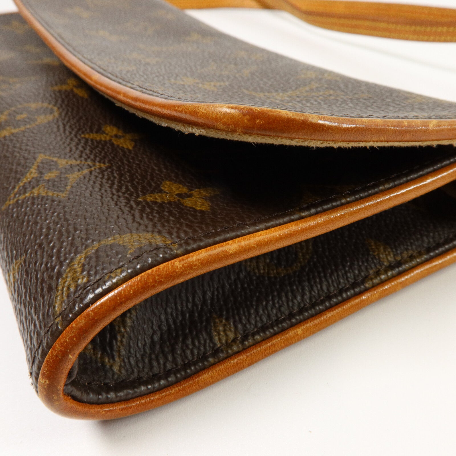 LOUIS VUITTON Monogram Pochette Twin GM金扣肩背袋