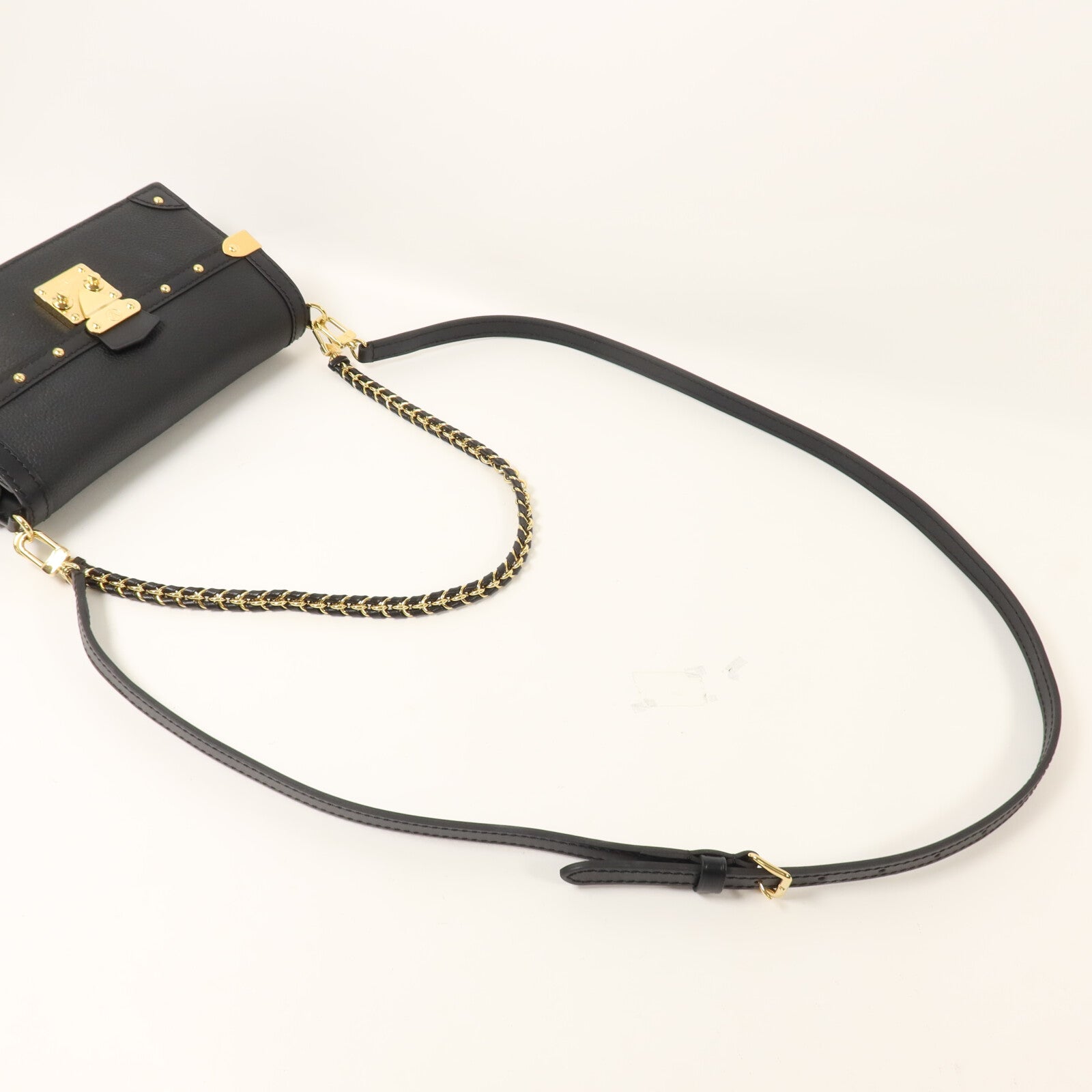 LOUIS VUITTON 牛皮皮革Trunk鏈帶手挽肩背兩用袋