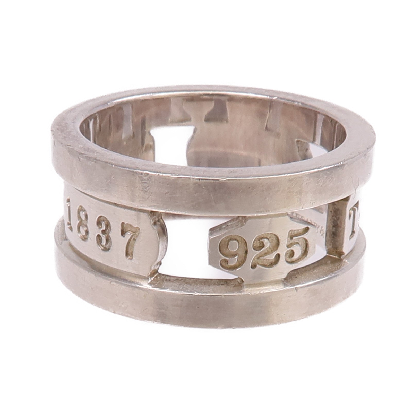 TIFFANY＆CO 925純銀1837 Ring戒指US#5.5