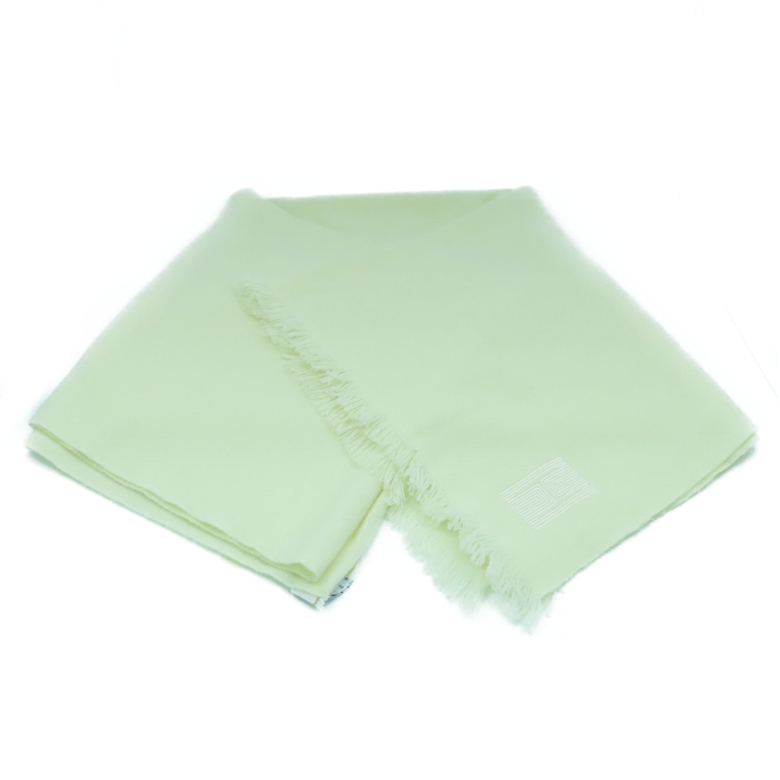 HERMES 【激減優惠】羊絨Scarf 70X220圍巾米色
