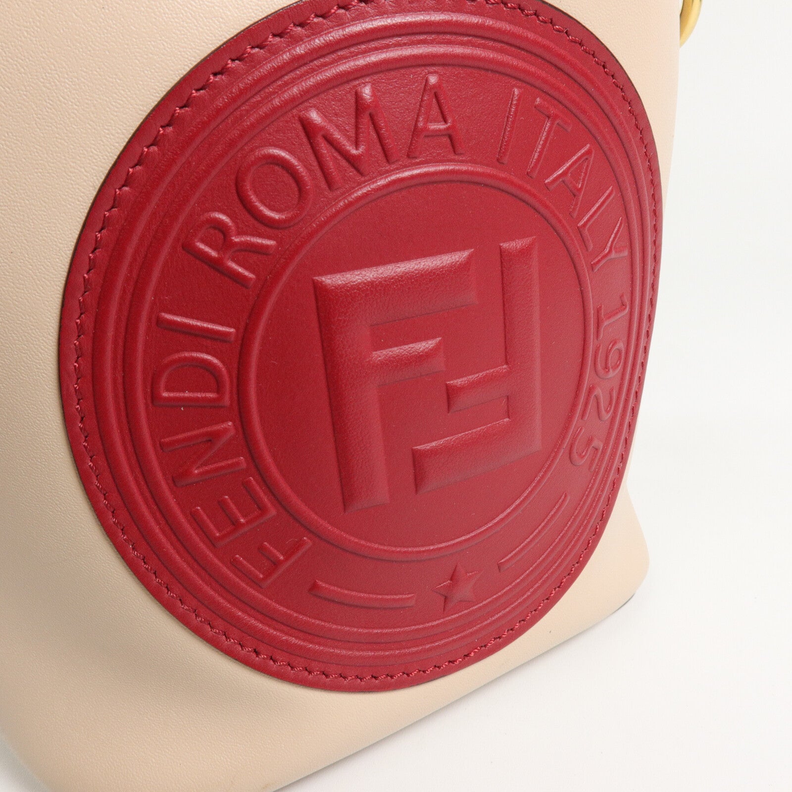 FENDI 牛皮皮革Mon Tresor Mini Bucket手挽肩背兩用袋