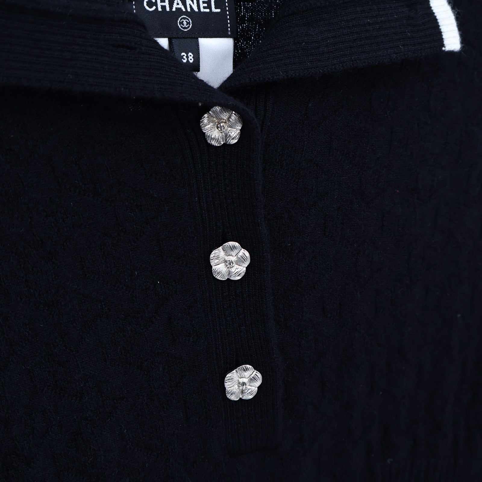CHANEL Cashmere/Polyester Look 60 Knitted Sweater針織