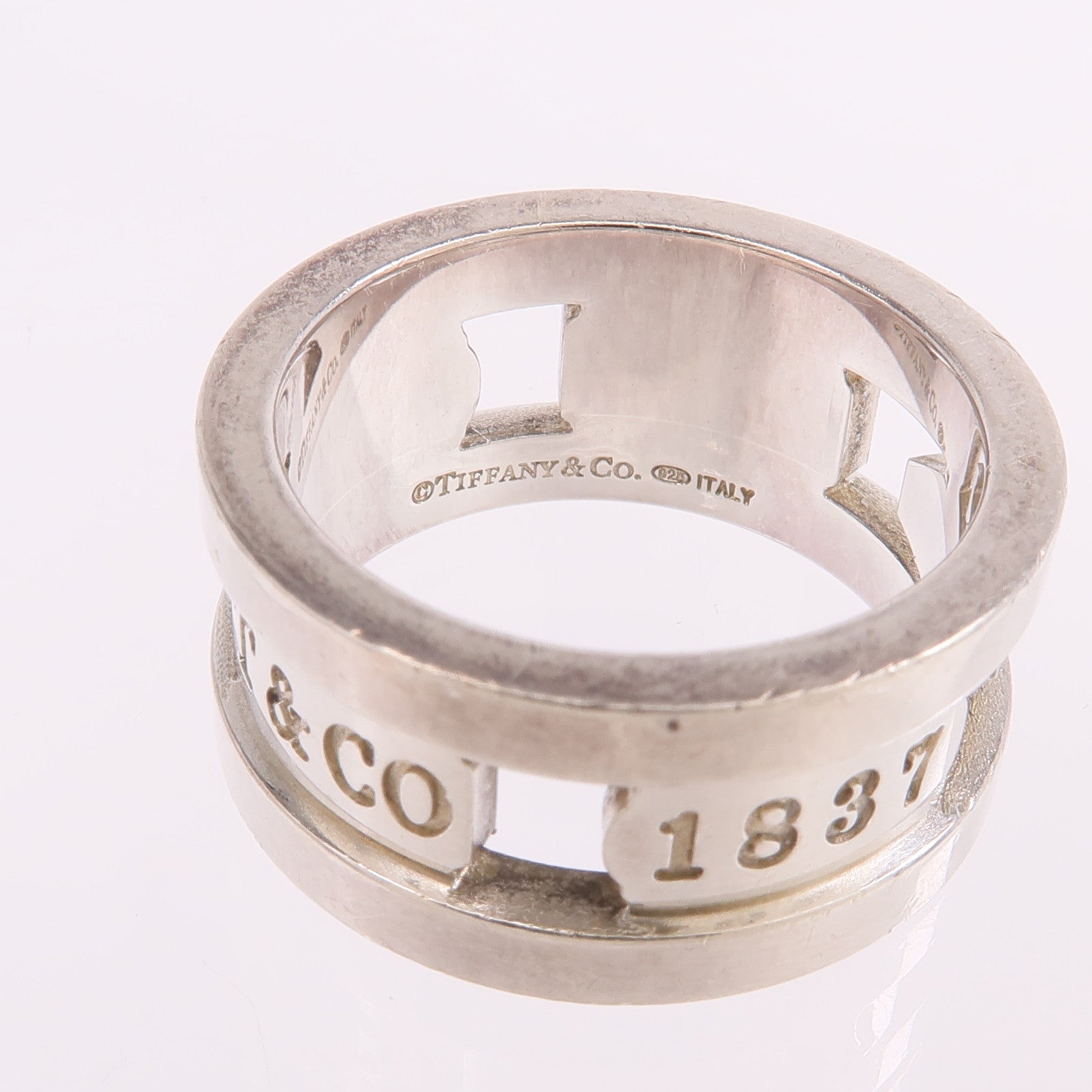 TIFFANY＆CO 925純銀1837 Ring戒指US#5.5