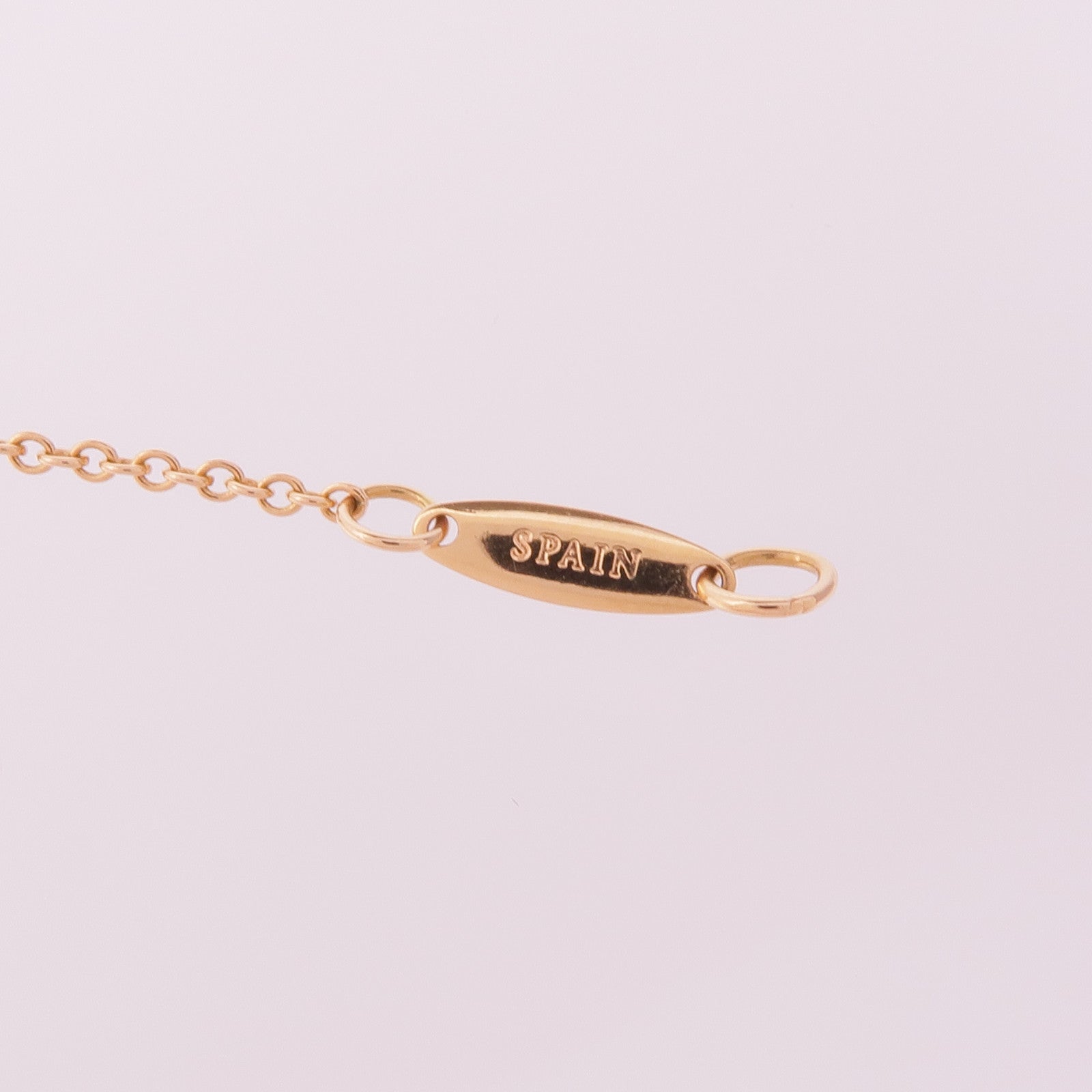 TIFFANY＆CO 18K玫瑰金By the Yard鑽石項鍊