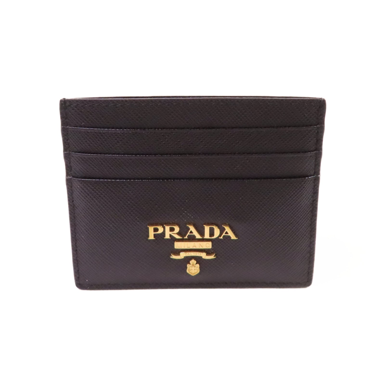 PRADA Saffiano皮革Card Case卡片套黑色