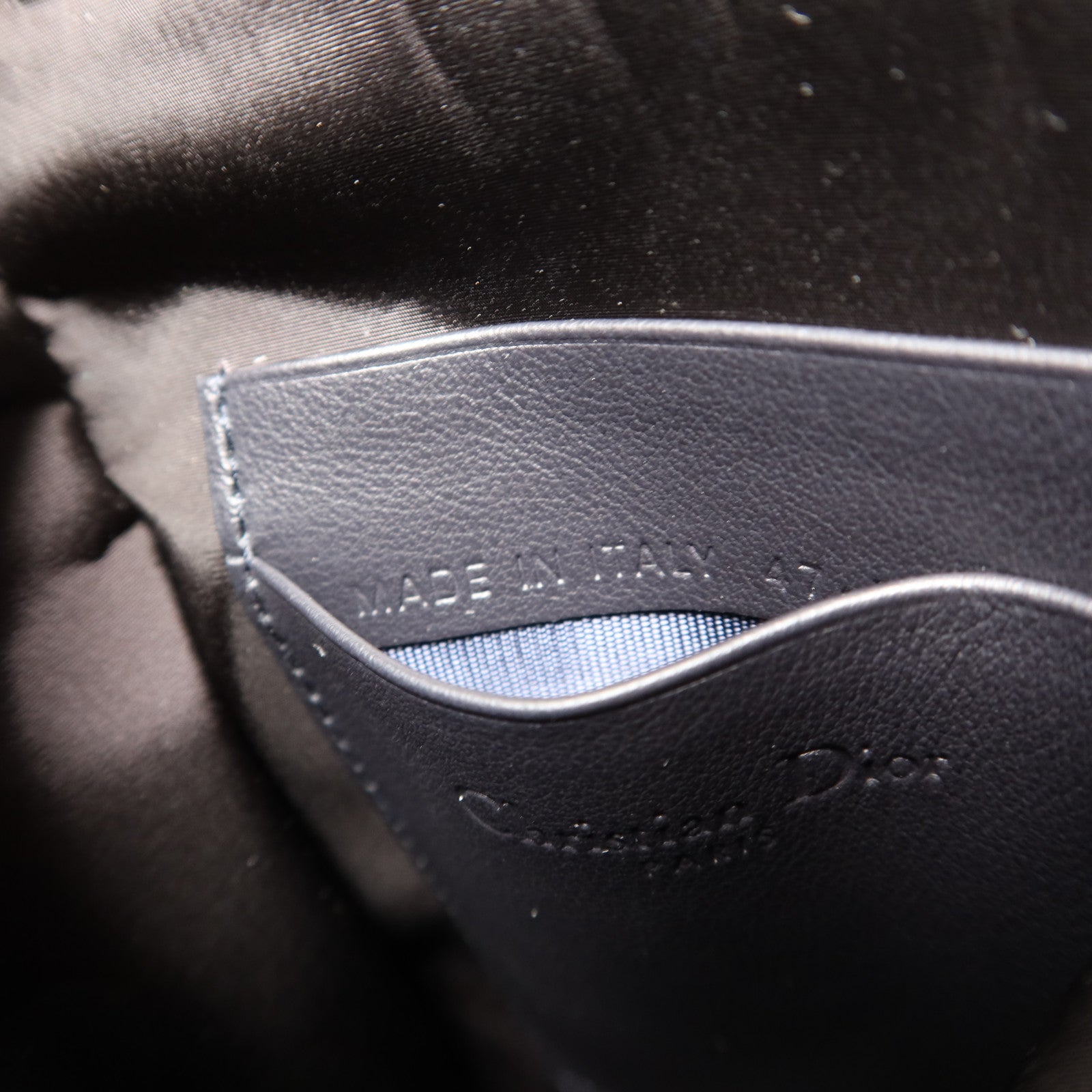 Dior 尼龍Phone Pouch With Strap金扣肩背袋