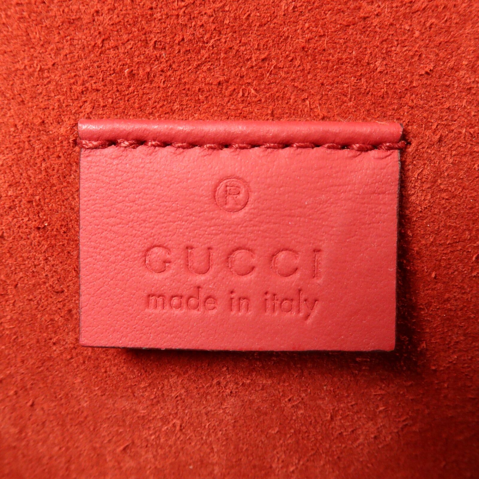 GUCCI 塗層帆布/麂皮皮革Dionysus Small鏈帶肩背袋