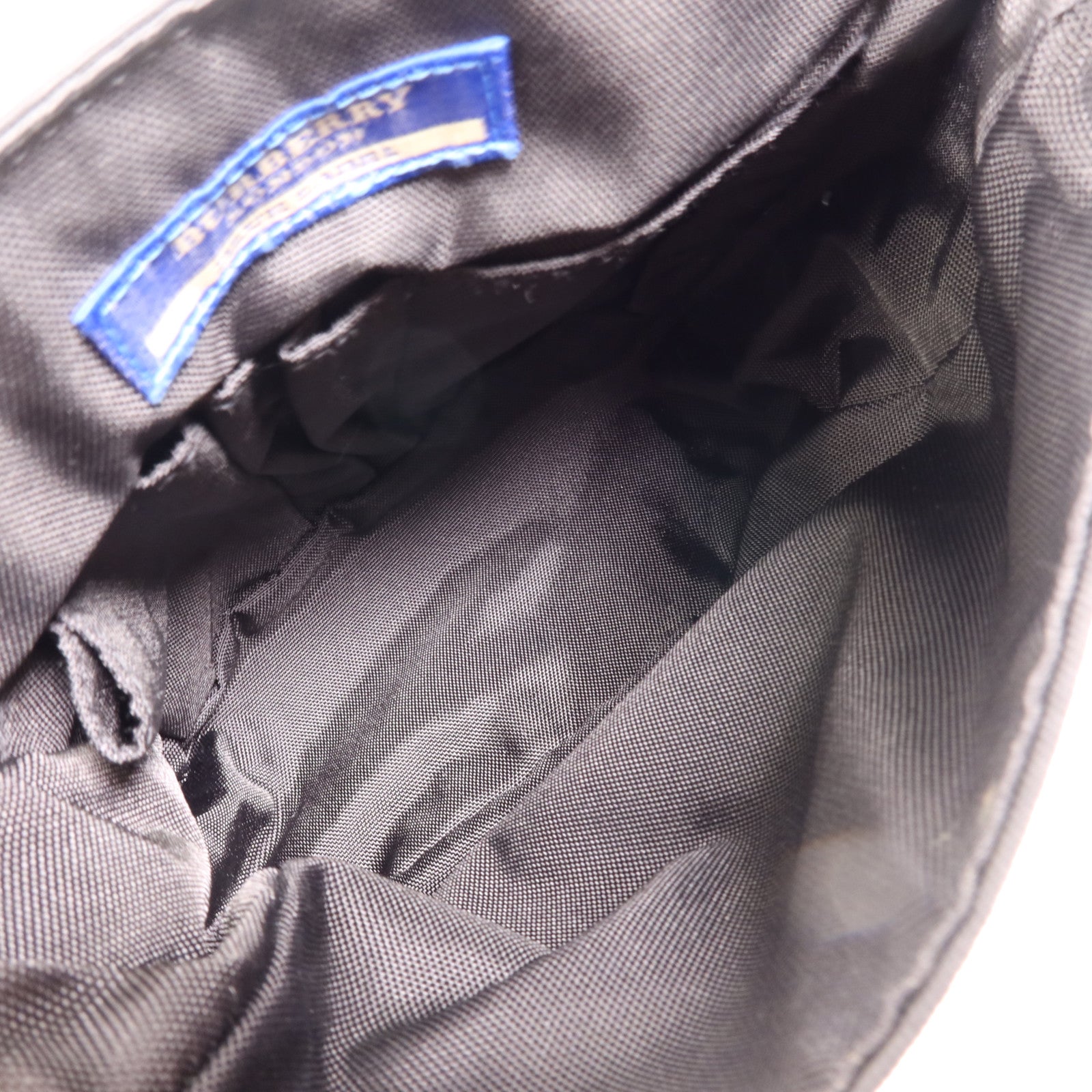 BURBERRY 尼龍Shoulder Bag銀扣肩背袋