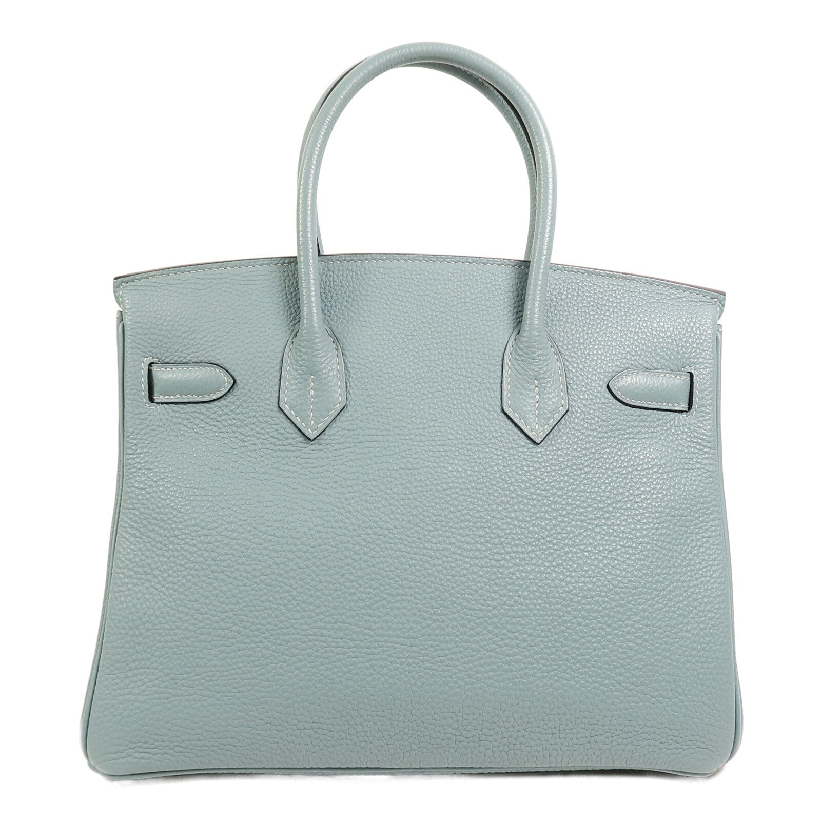 HERMES Togo皮革Birkin 30手挽袋Blue Ciel
