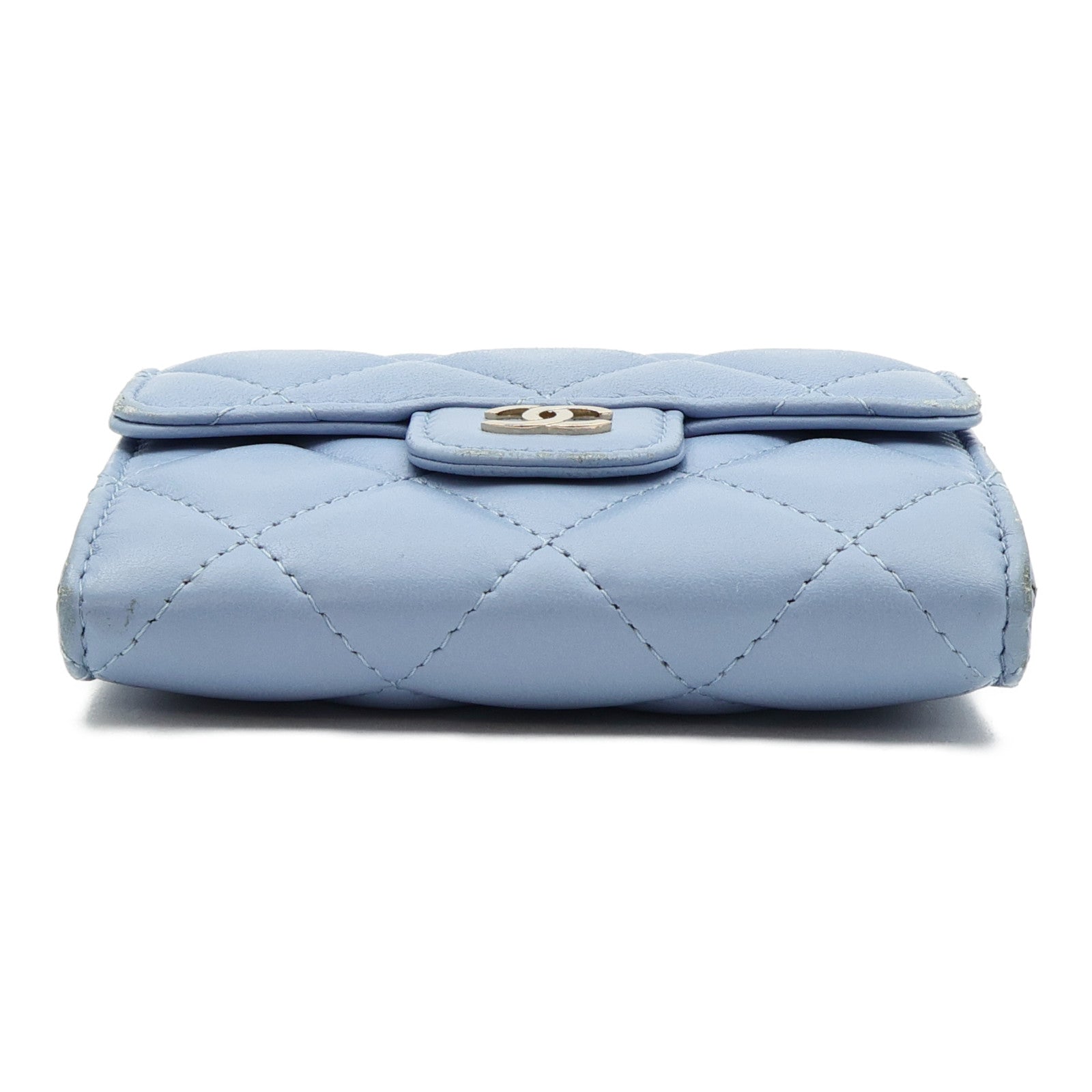 CHANEL 羊皮皮革Card Holder On Chain金扣鏈帶肩背袋