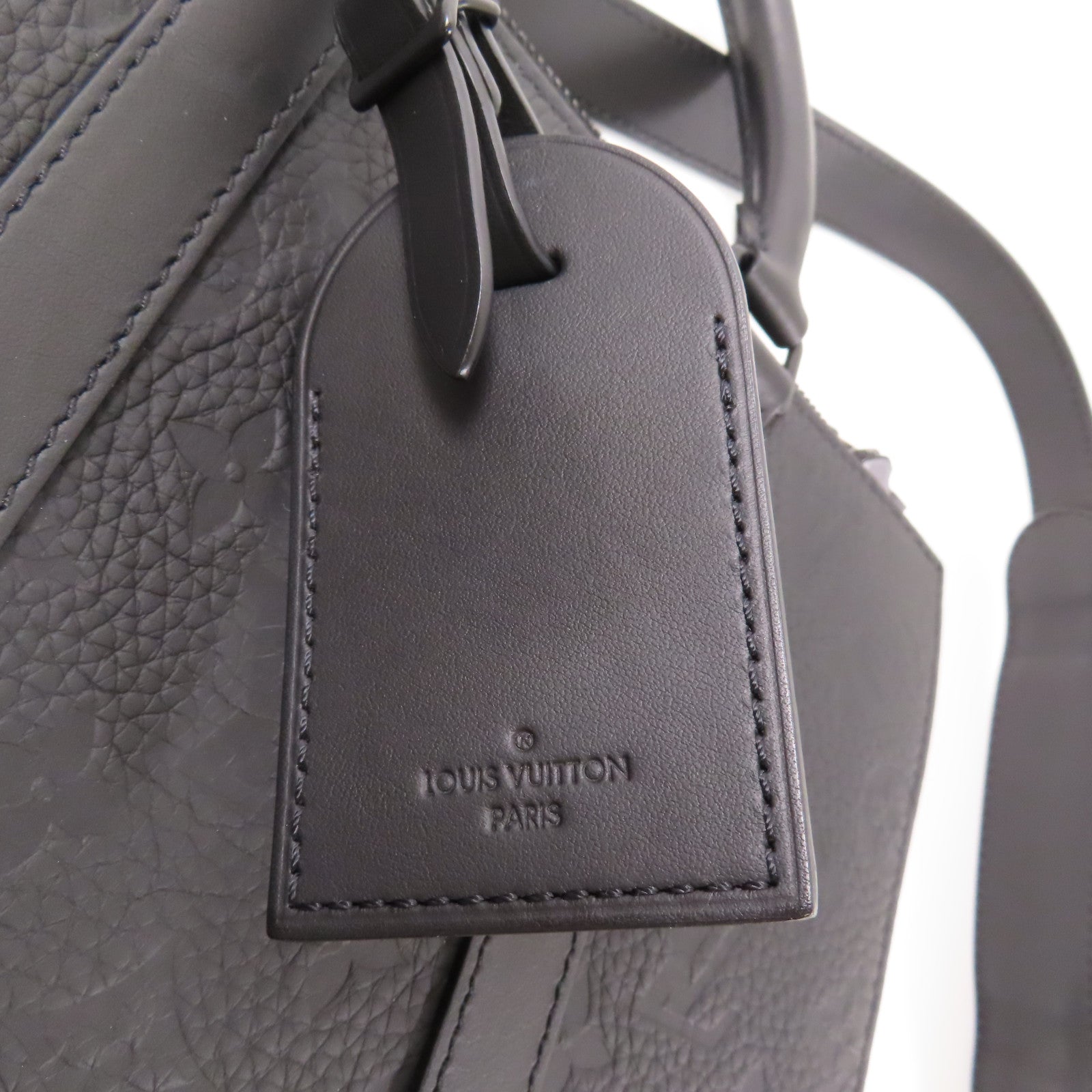 LOUIS VUITTON 【激減優惠】Monogram Taurillon Sac Plat Cross手挽肩背兩用袋