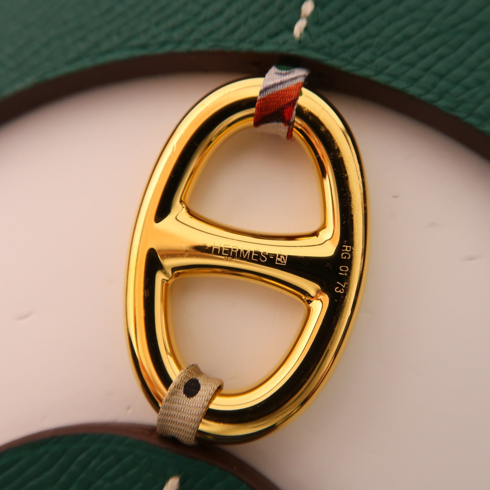 HERMES Epsom皮革Home Decoration金扣壁飾