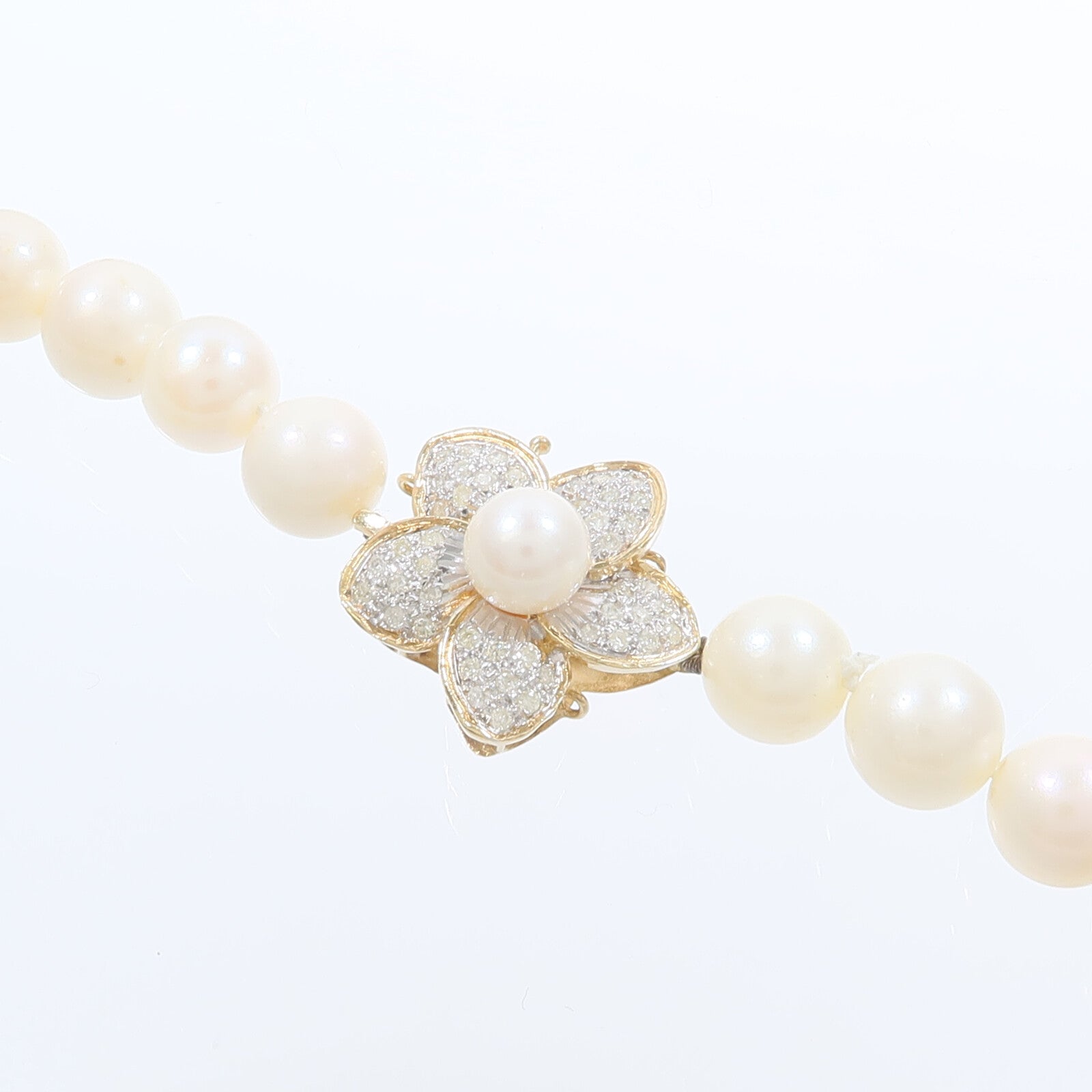 JEWELRY 14K黃金/白金Pearl Diamond Necklace珍珠/鑽石項鍊