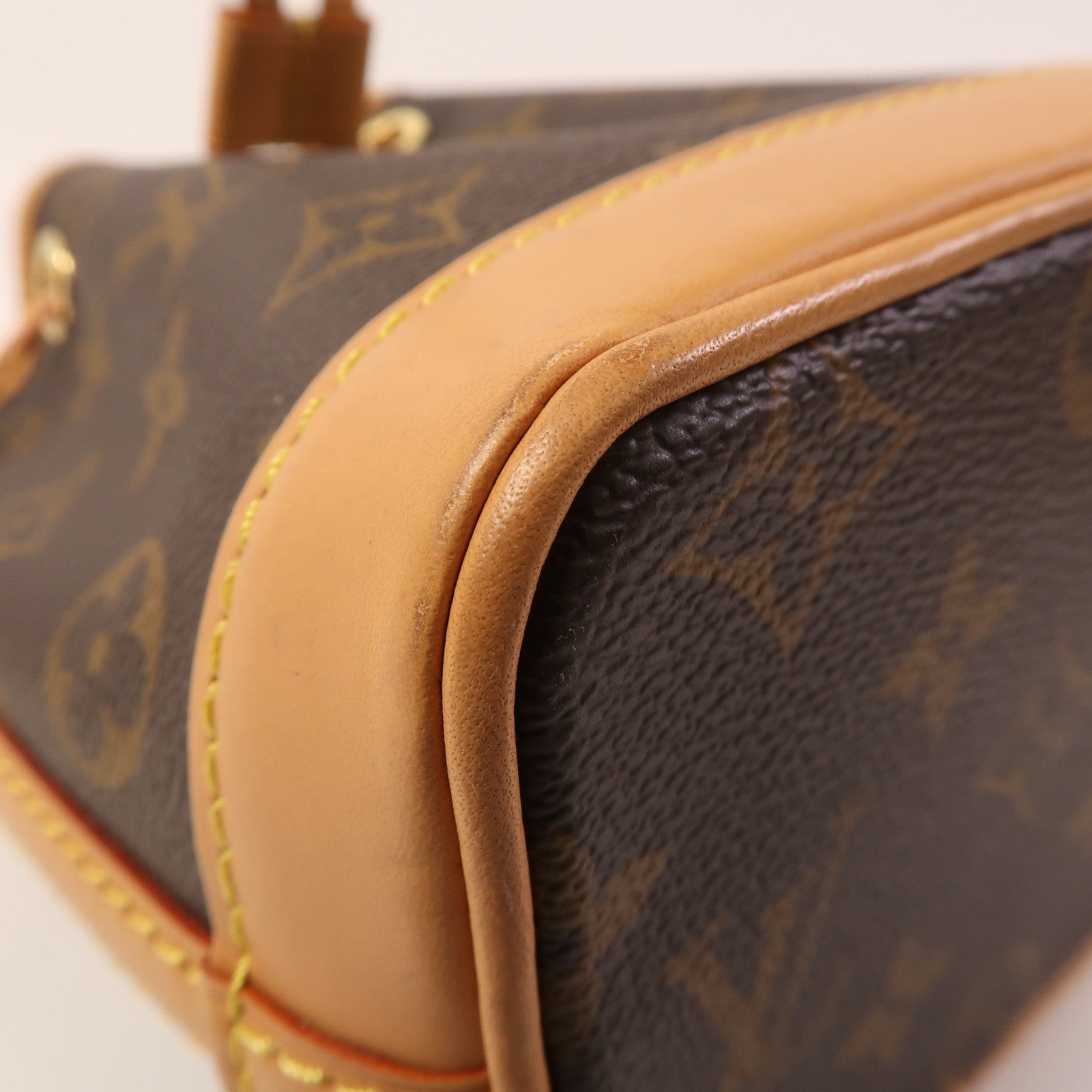 LOUIS VUITTON Monogram Nano Noe金扣手挽肩背兩用袋