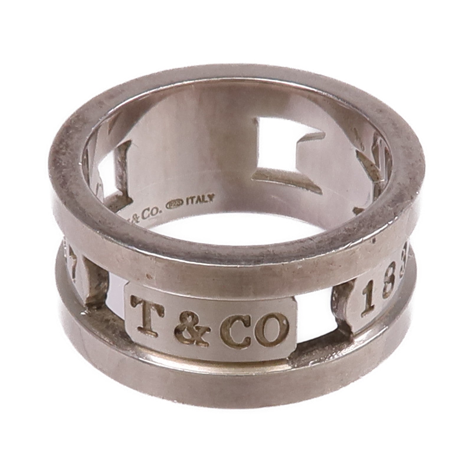 TIFFANY＆CO 925純銀1837 Ring戒指US#5.5