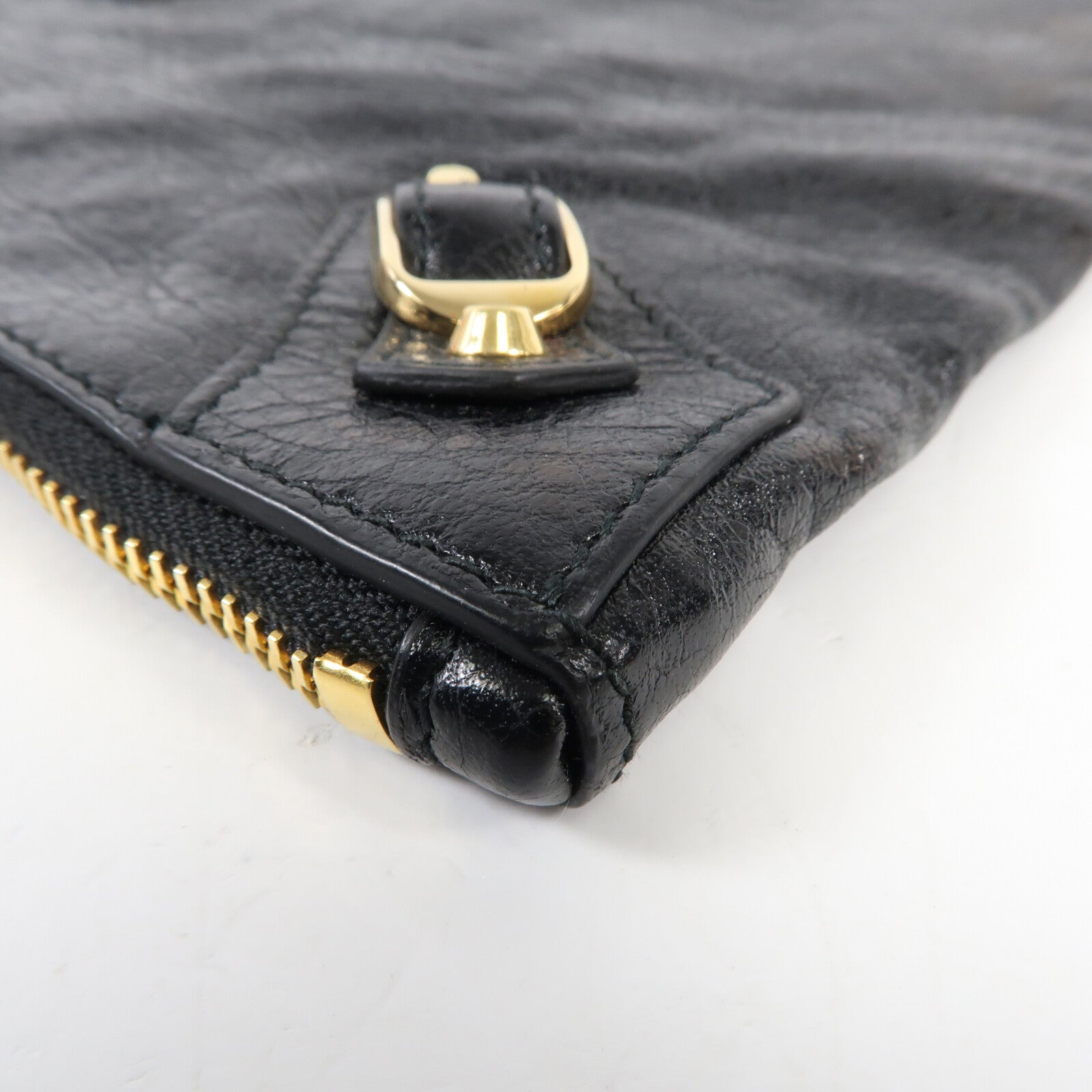 BALENCIAGA 牛皮皮革Clutch金扣手拿包