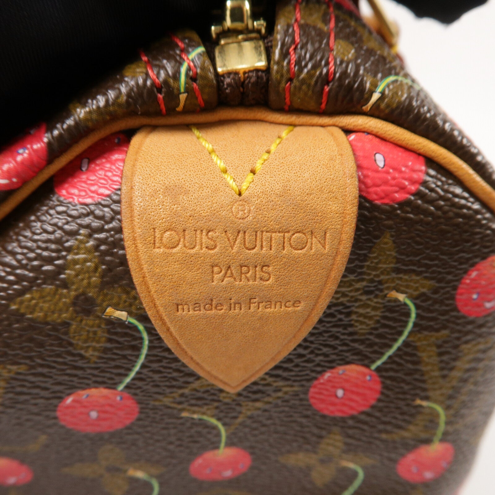 LOUIS VUITTON Monogram-Cherry Cherry Speedy 25手挽袋