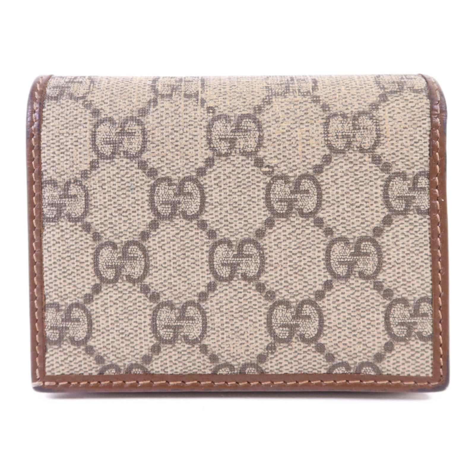 GUCCI 塗層帆布Wallet金扣錢包