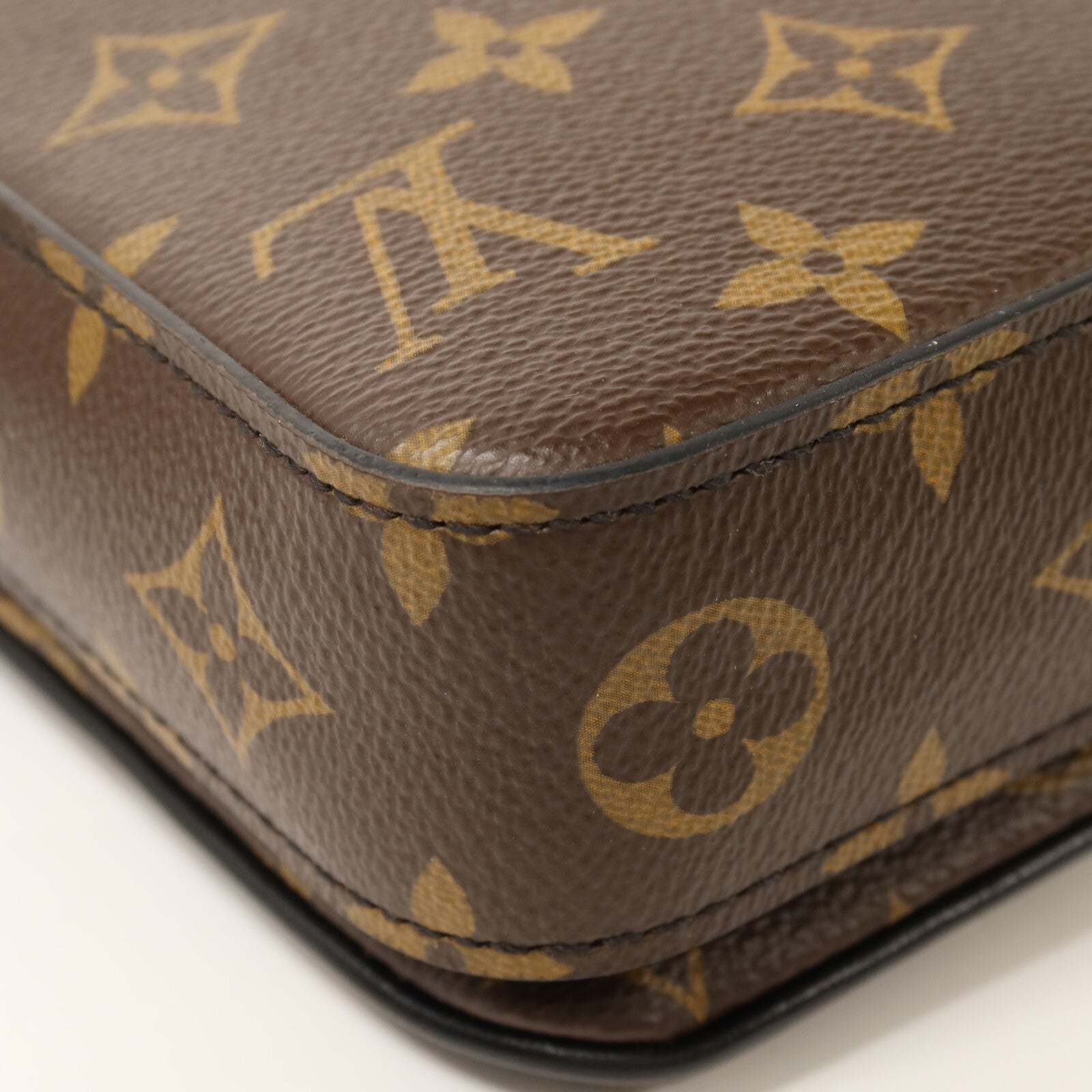 LOUIS VUITTON Monogram Macassar S-Lock肩背袋