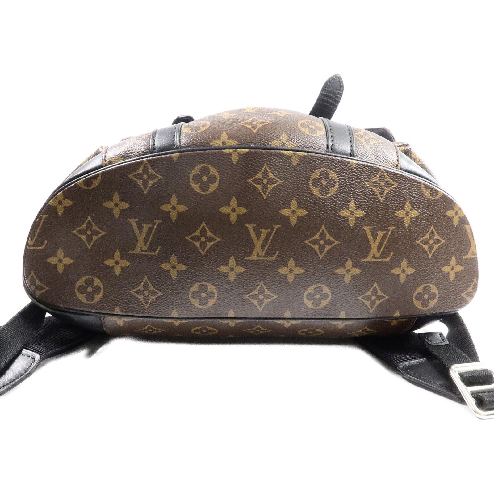 LOUIS VUITTON Monogram Macassar Christopher MM銀扣背包
