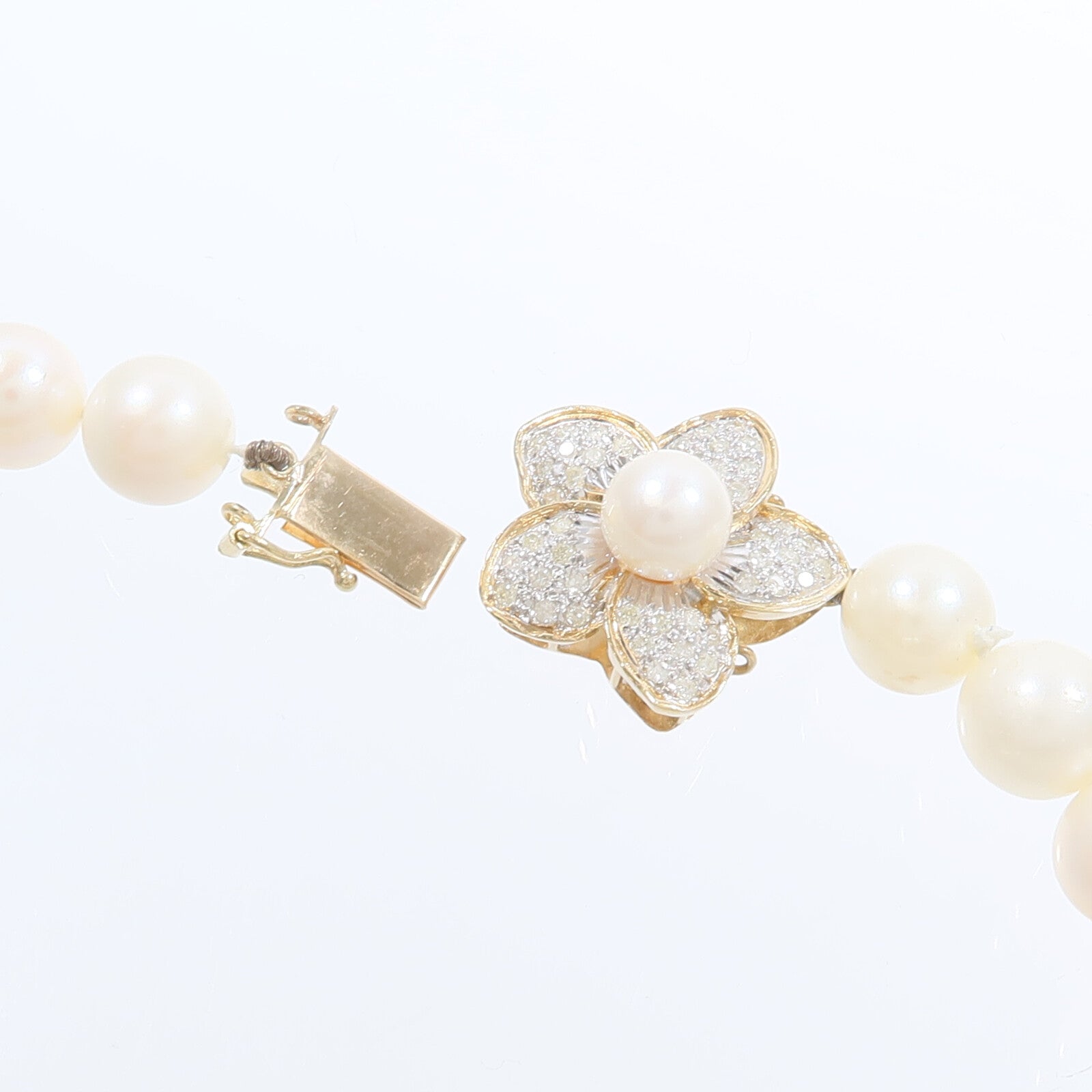 JEWELRY 14K黃金/白金Pearl Diamond Necklace珍珠/鑽石項鍊