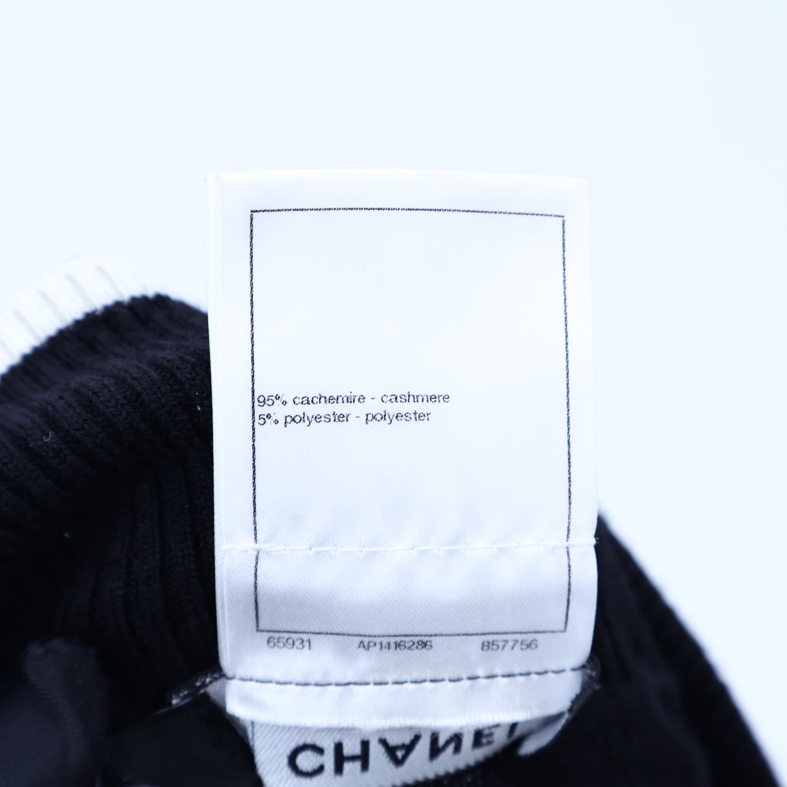 CHANEL Cashmere/Polyester Look 60 Knitted Sweater針織