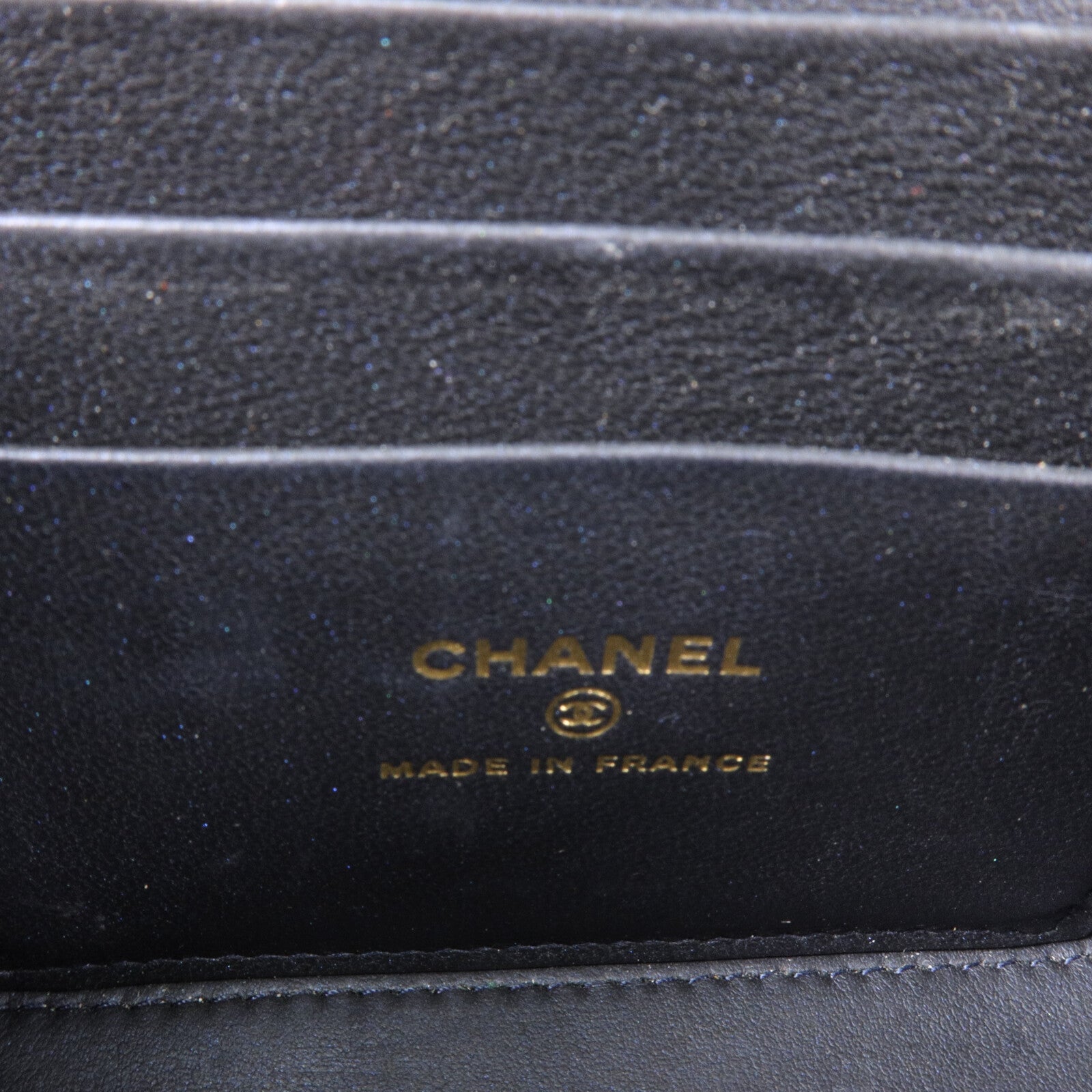 CHANEL 羊皮皮革Vanity Case鏈帶手挽肩背兩用袋