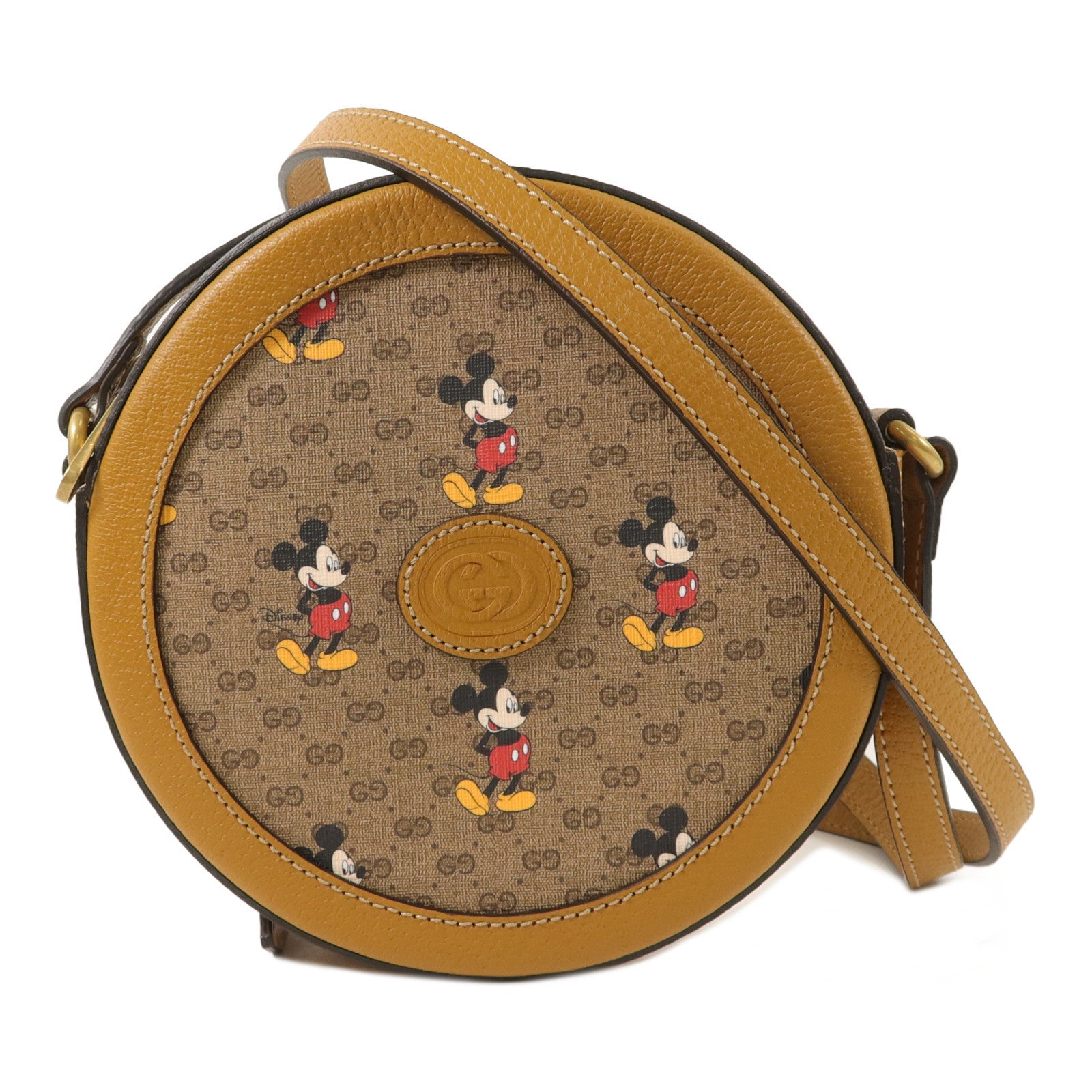 GUCCI 塗層帆布Disney GG Supreme肩背袋