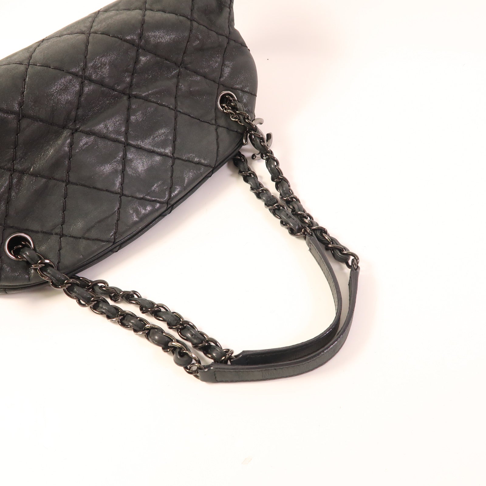 CHANEL 牛皮皮革Shoulder Bag鏈帶肩背袋