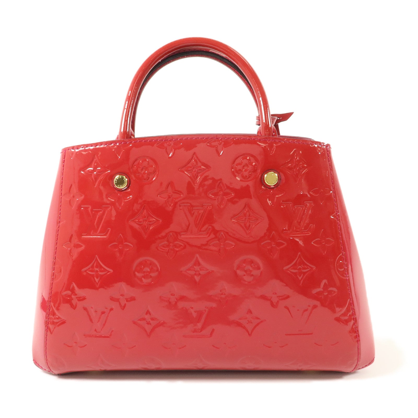LOUIS VUITTON Monogram Vernis Montaigne BB手挽肩背兩用袋