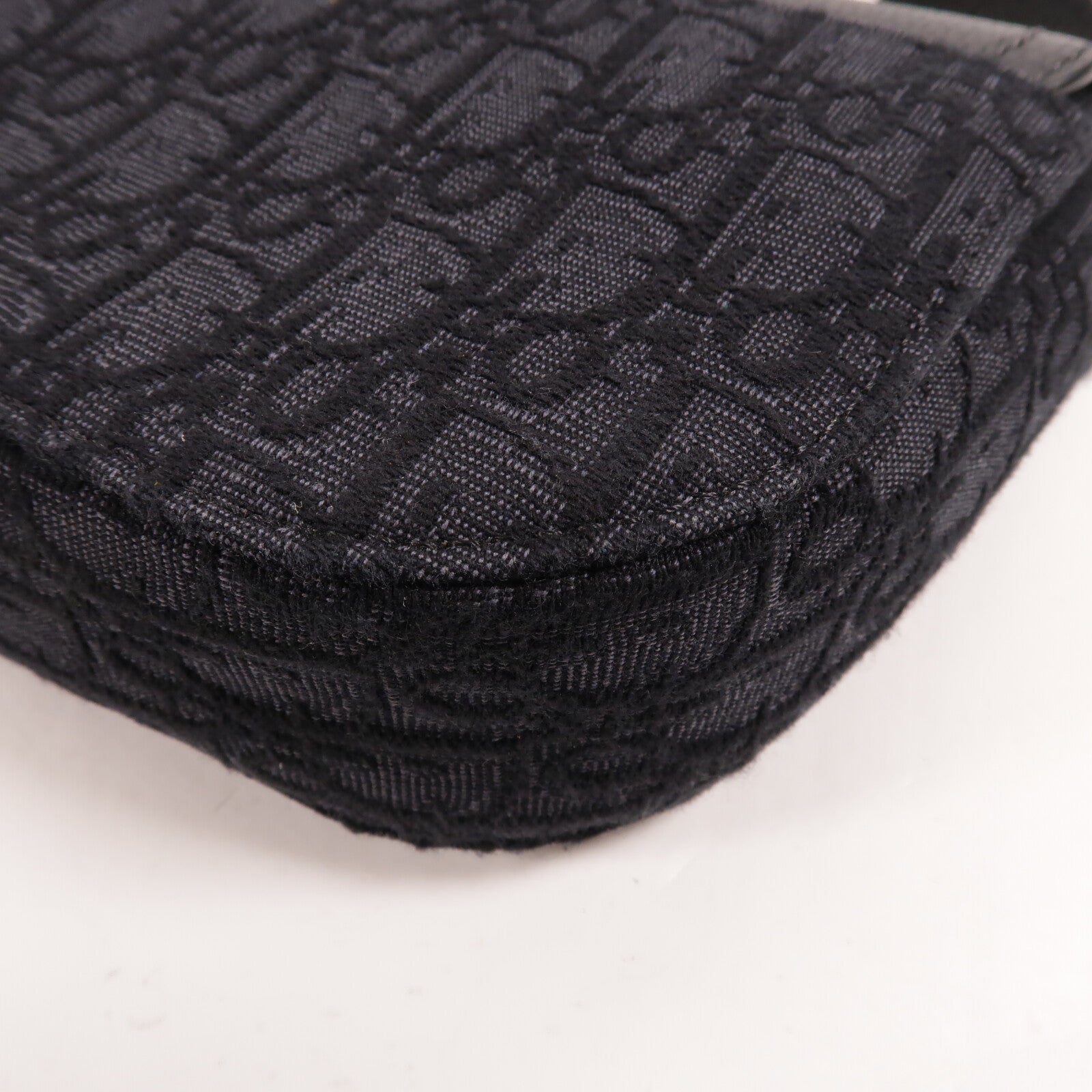 Dior 帆布/牛皮皮革Mini Saddle Messenger Bag with Flap肩背袋