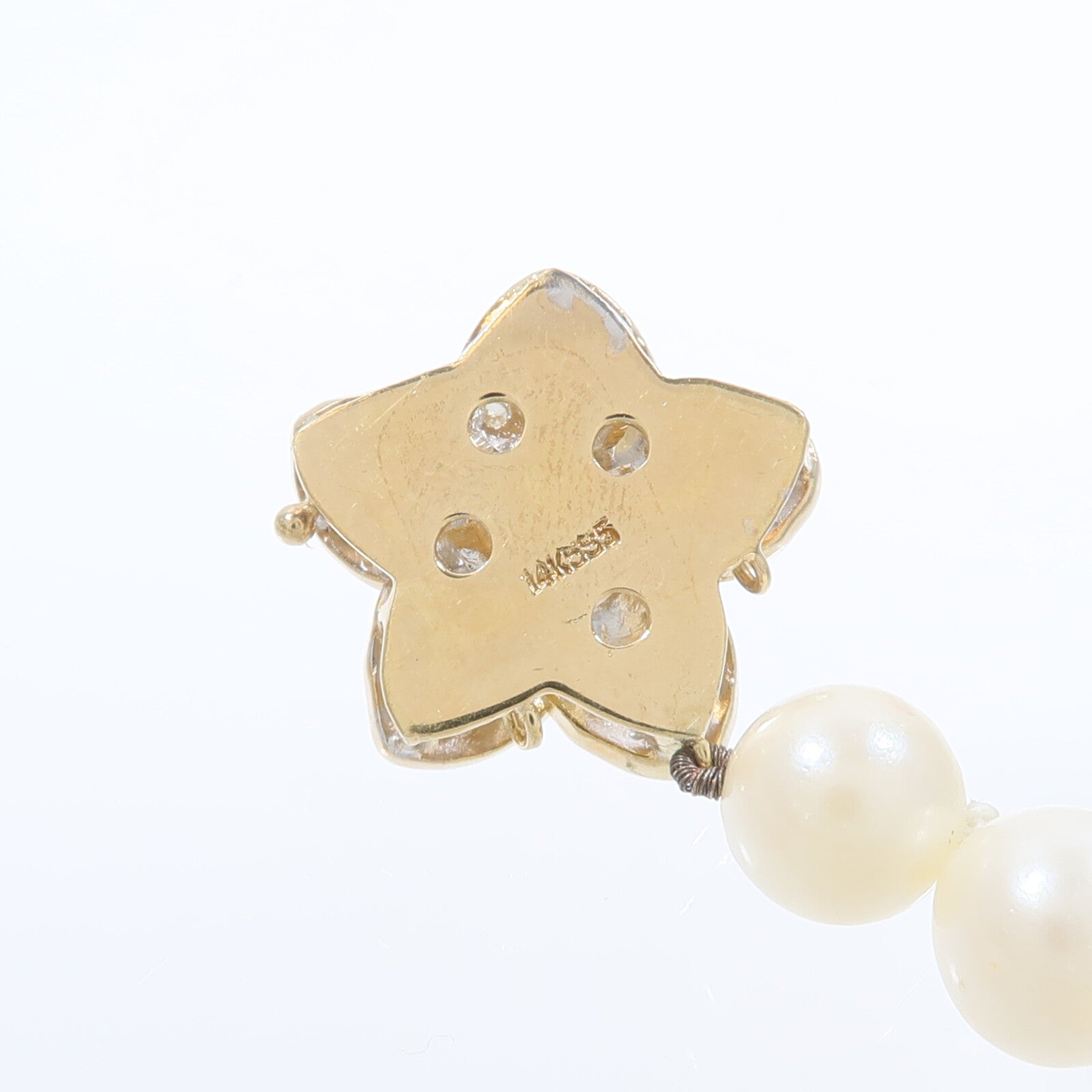 JEWELRY 14K黃金/白金Pearl Diamond Necklace珍珠/鑽石項鍊
