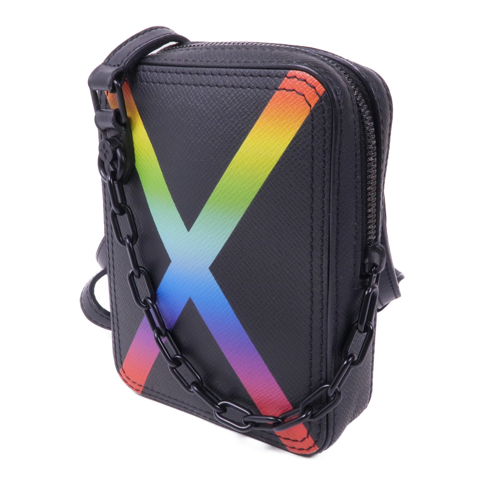 LOUIS VUITTON Taiga Danube Messenger肩背袋