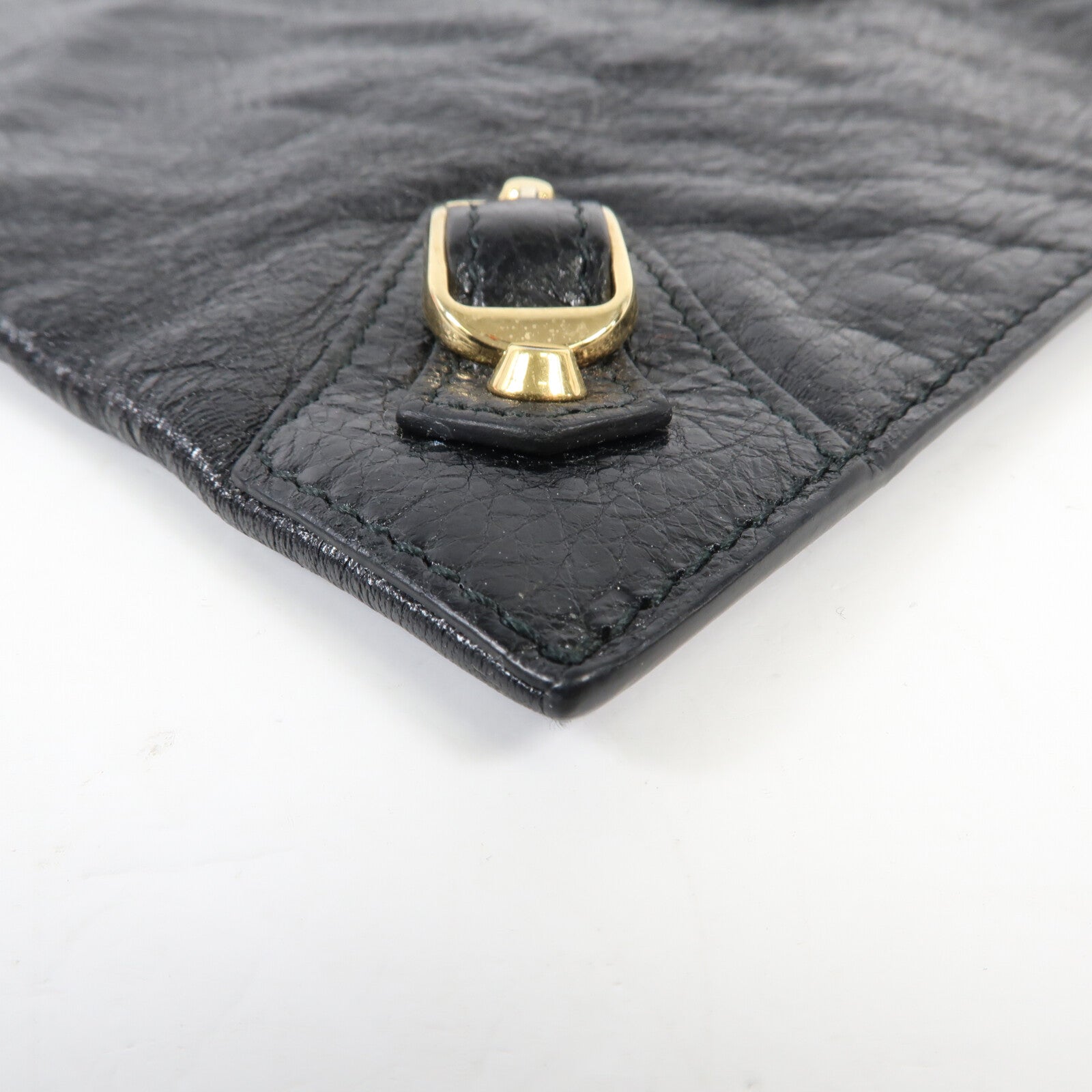 BALENCIAGA 牛皮皮革Clutch金扣手拿包