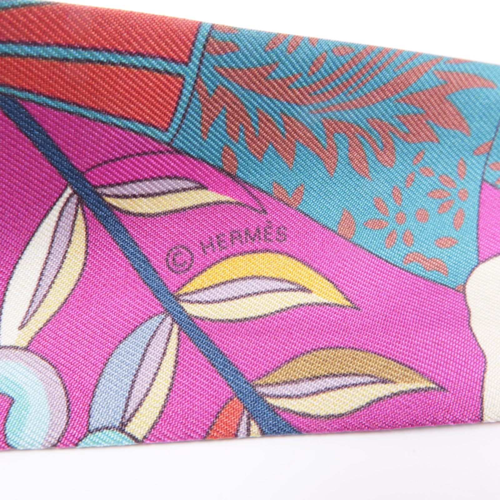 HERMES 絲質Twilly絲巾